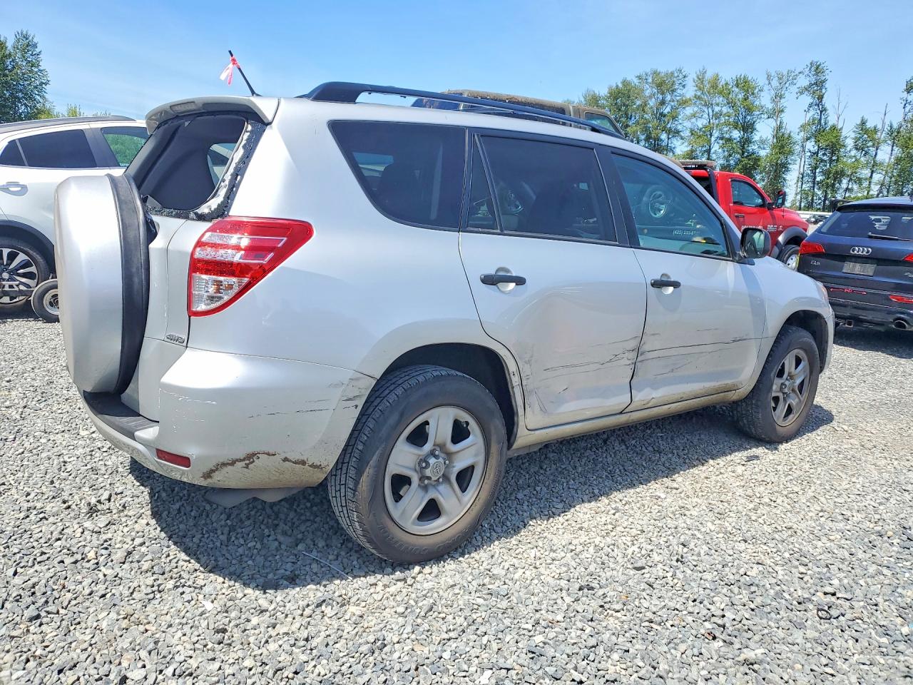 2012 Toyota Rav4 Base Silver vin: 2T3BF4DV4CW236543