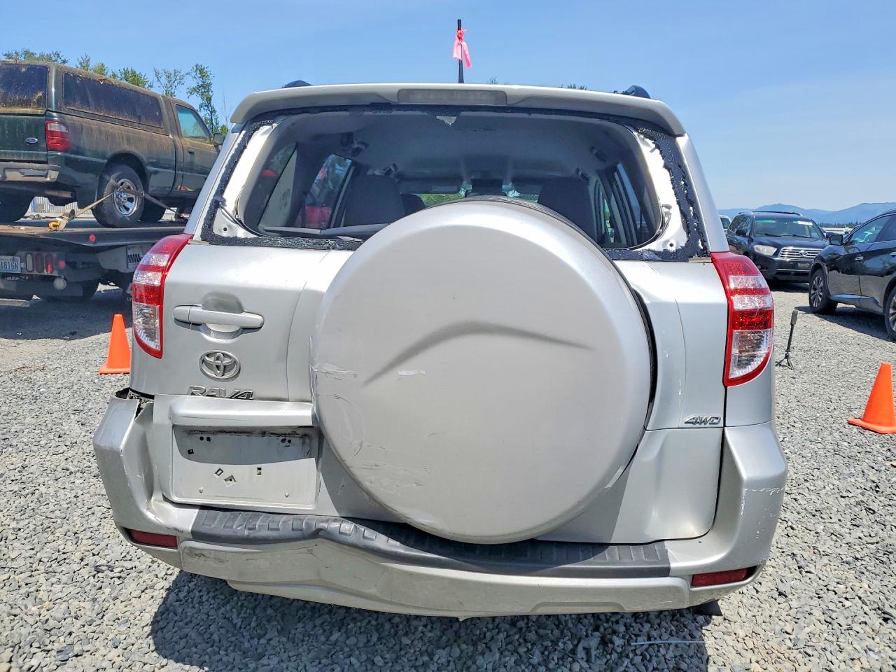 2012 Toyota Rav4 Base Silver vin: 2T3BF4DV4CW236543