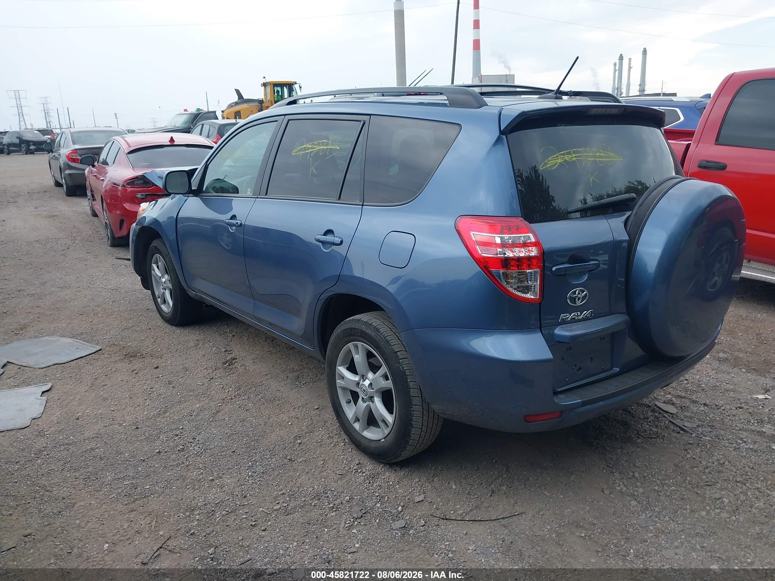 2012 Toyota Rav4   Blue vin: 2T3BF4DV4CW242813