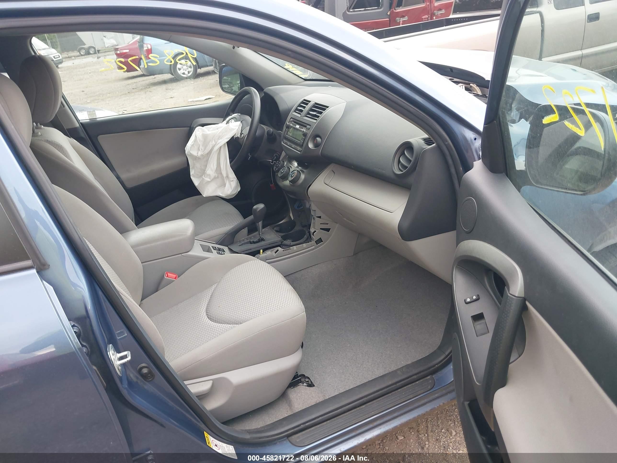 2012 Toyota Rav4   Blue vin: 2T3BF4DV4CW242813