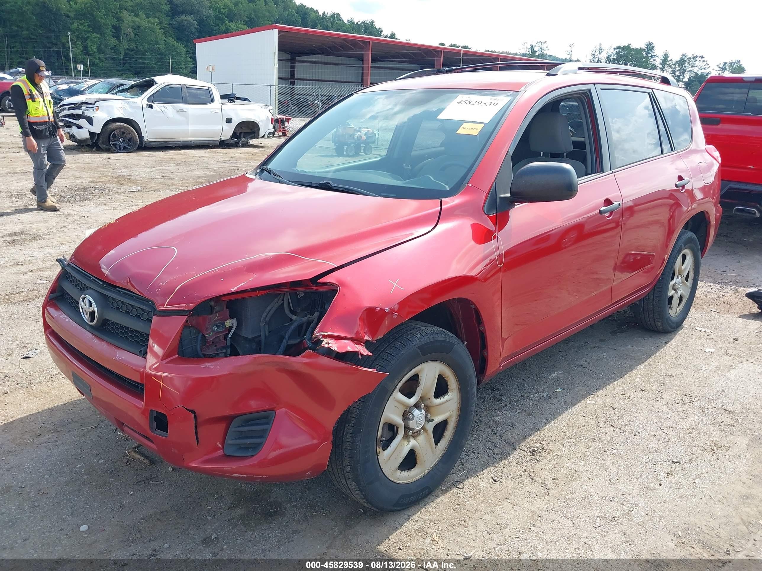 2012 Toyota Rav4   Красный vin: 2T3BF4DV4CW250572