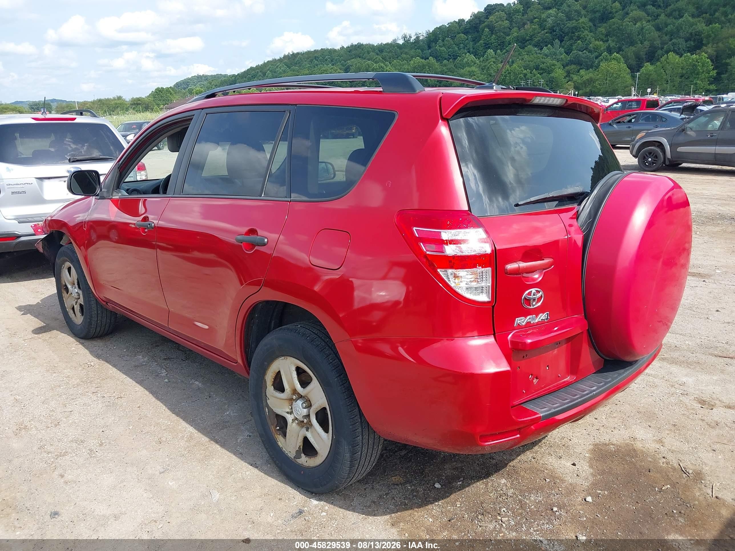 2012 Toyota Rav4   Красный vin: 2T3BF4DV4CW250572