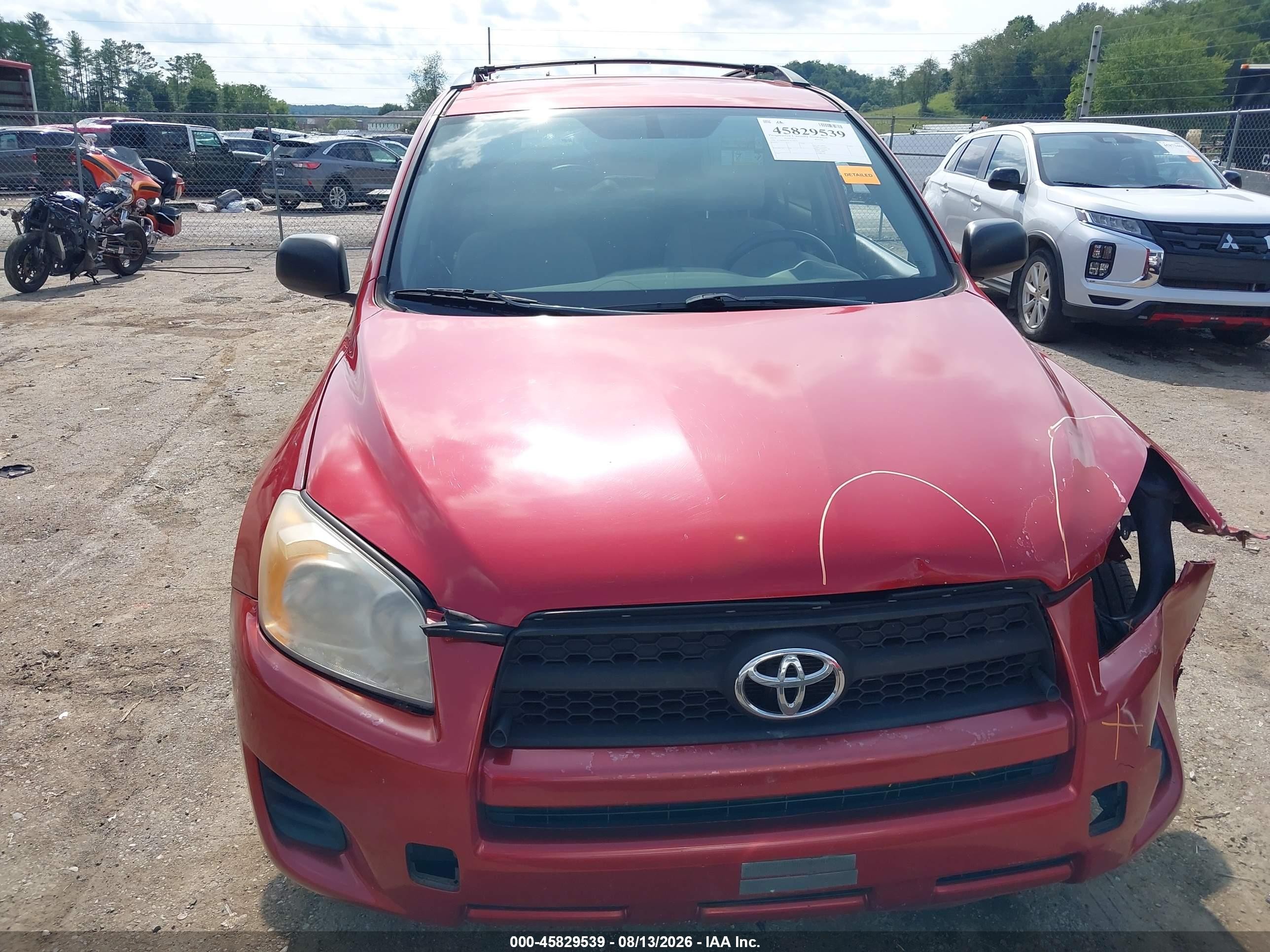 2012 Toyota Rav4   Красный vin: 2T3BF4DV4CW250572