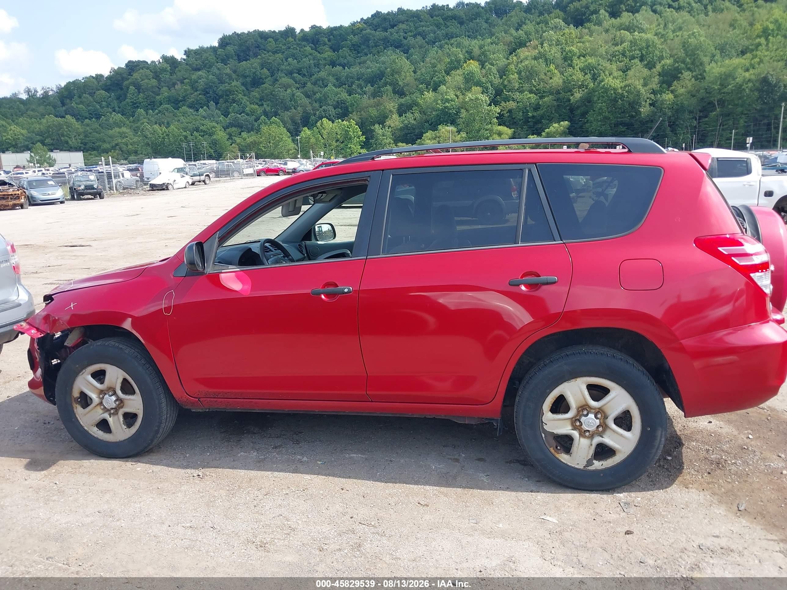 2012 Toyota Rav4   Красный vin: 2T3BF4DV4CW250572