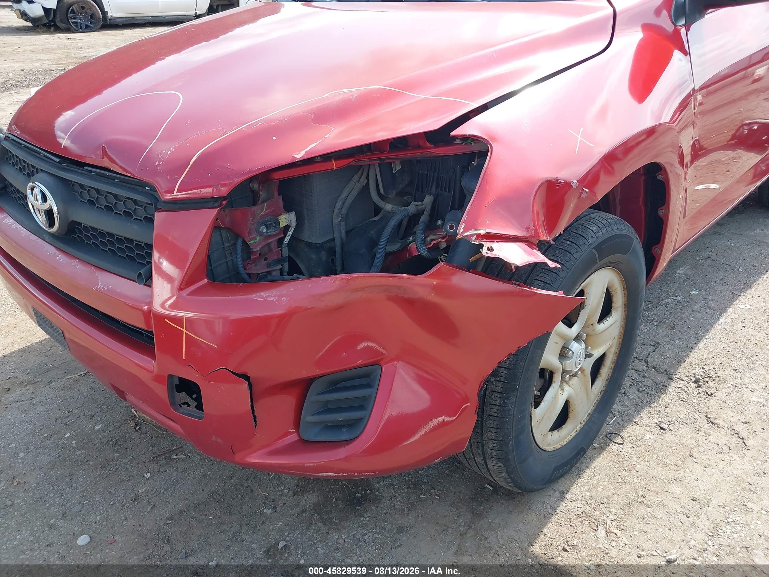 2012 Toyota Rav4   Красный vin: 2T3BF4DV4CW250572