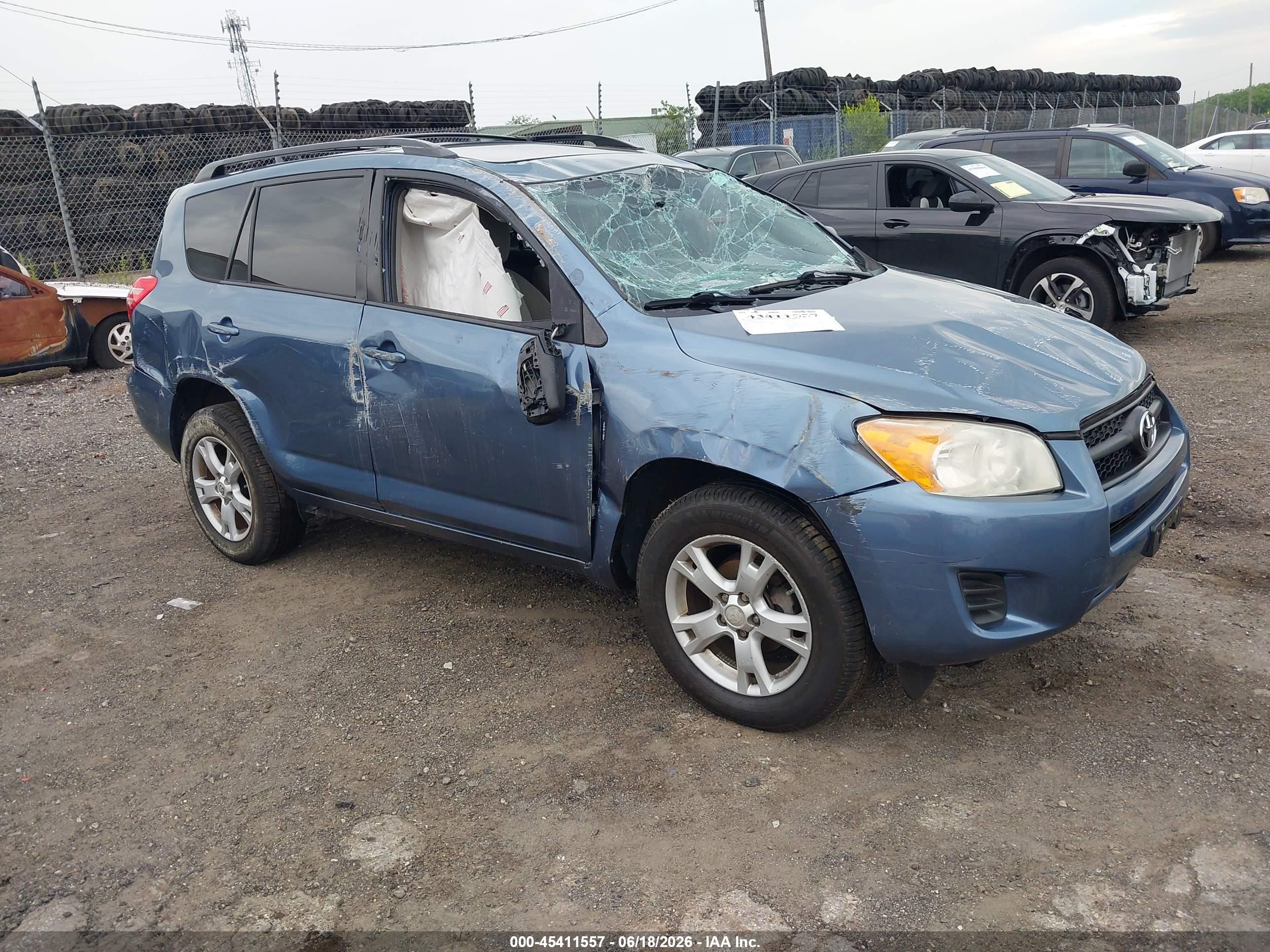 2012 Toyota Rav4   Light Blue vin: 2T3BF4DV4CW254024