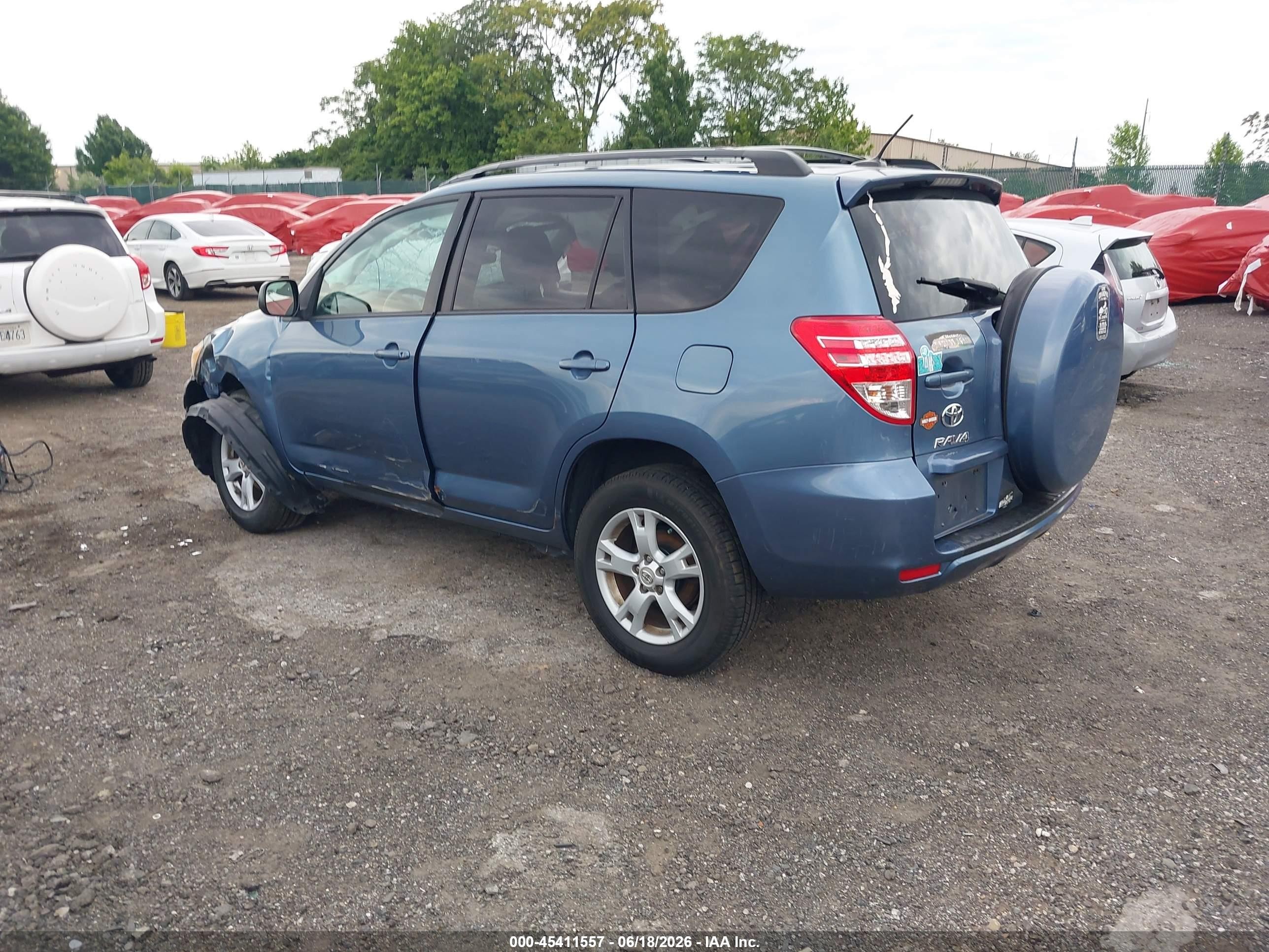 2012 Toyota Rav4   Light Blue vin: 2T3BF4DV4CW254024