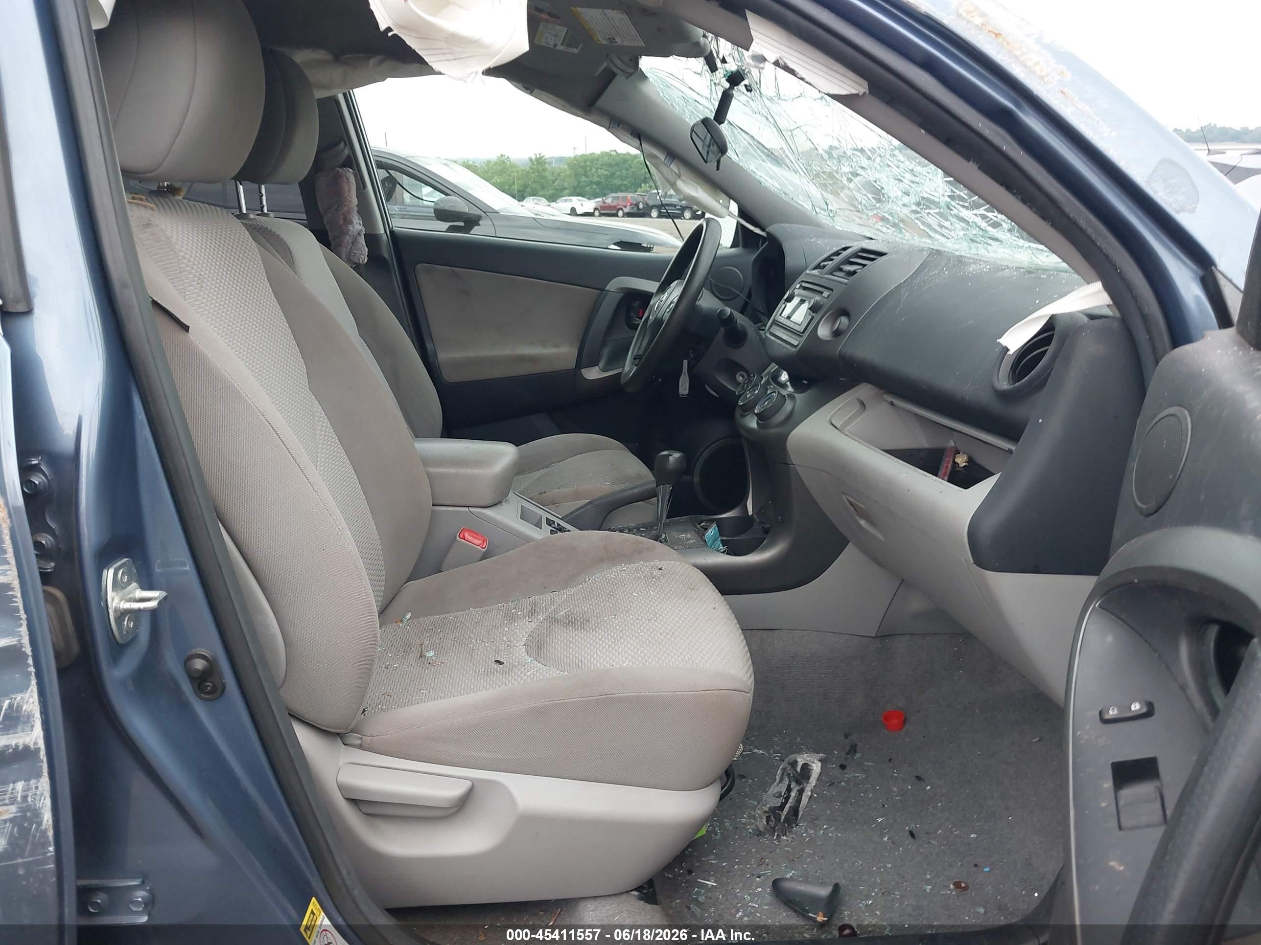 2012 Toyota Rav4   Light Blue vin: 2T3BF4DV4CW254024