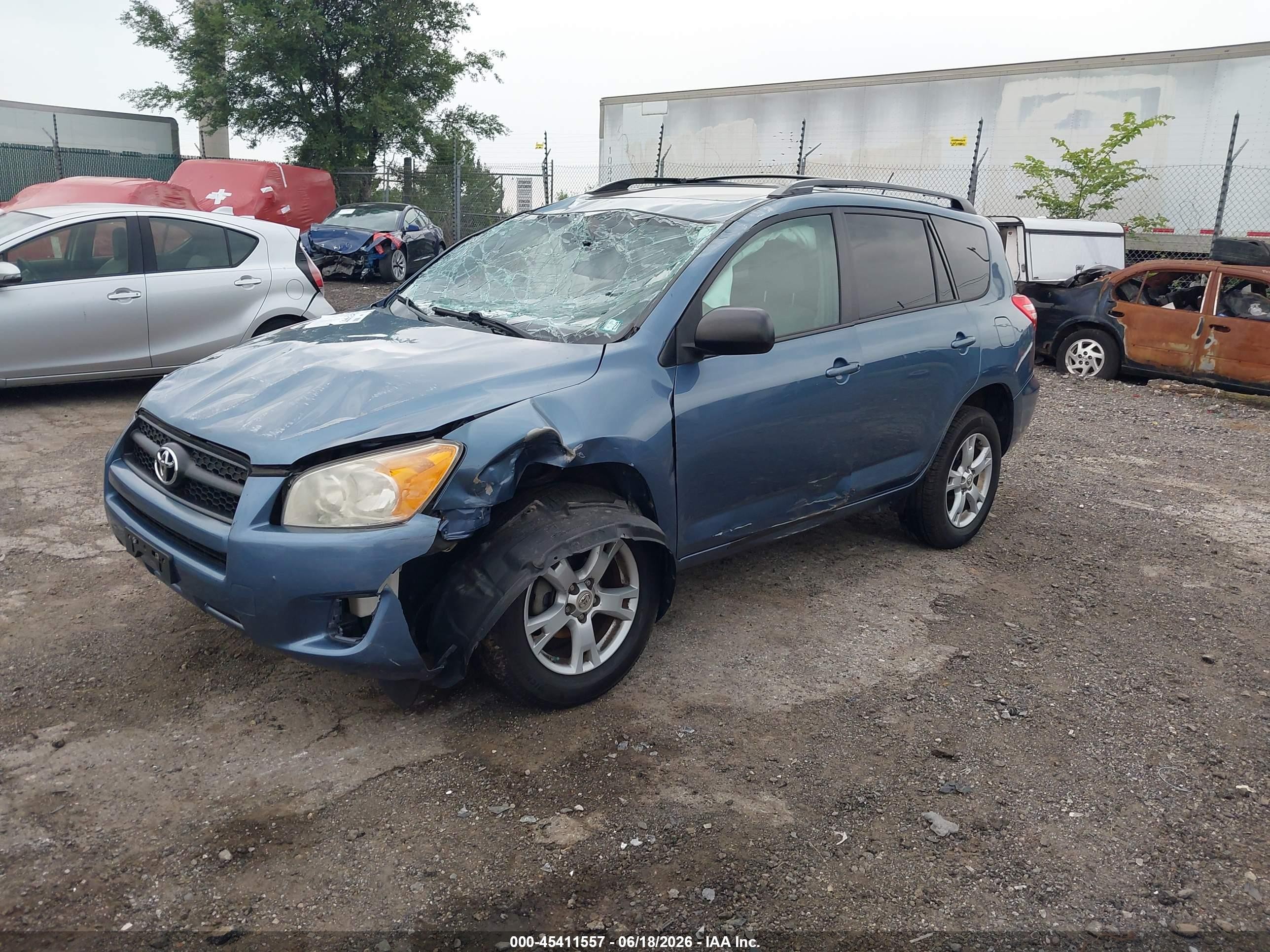 2012 Toyota Rav4   Light Blue vin: 2T3BF4DV4CW254024