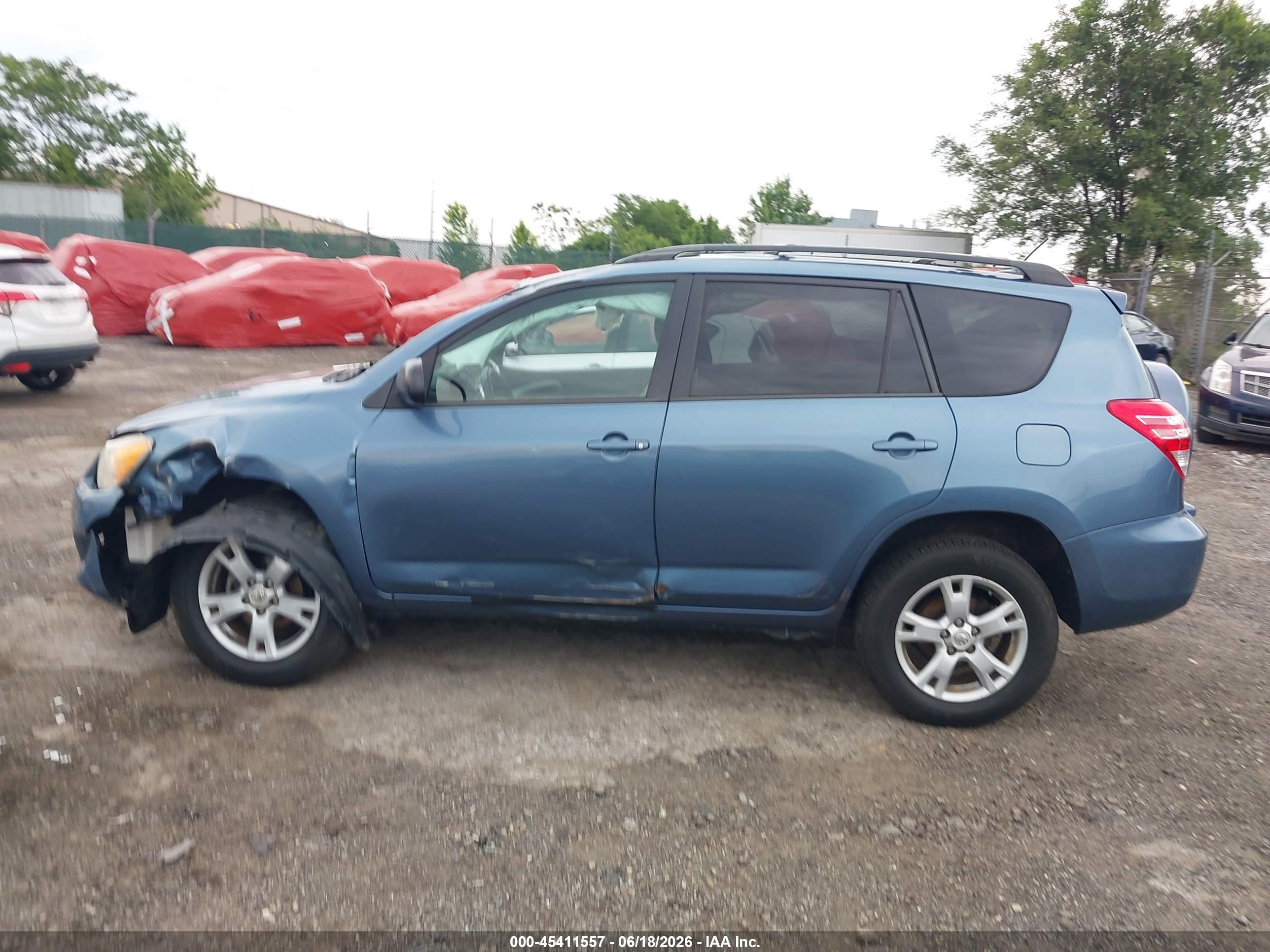 2012 Toyota Rav4   Light Blue vin: 2T3BF4DV4CW254024