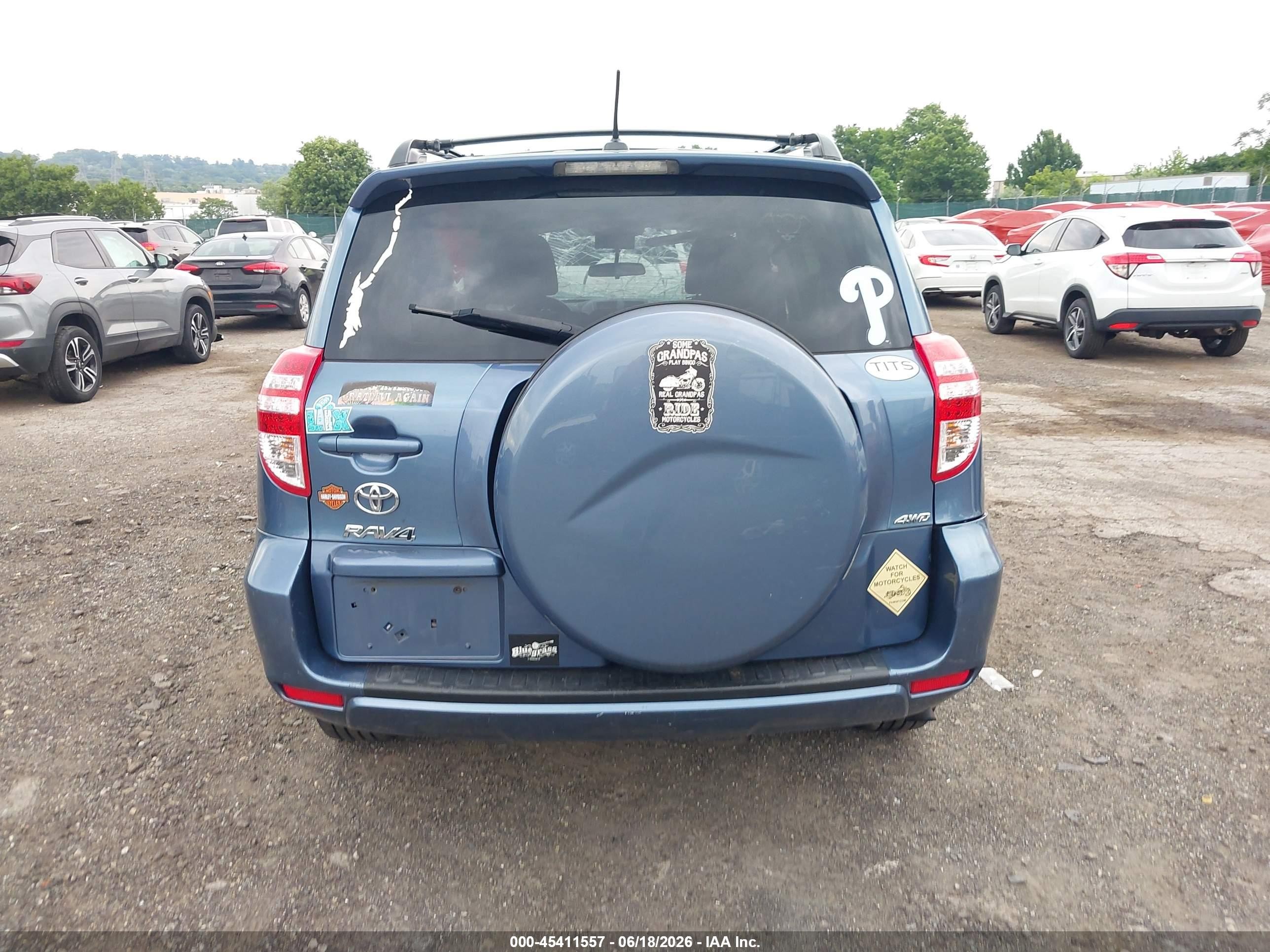 2012 Toyota Rav4   Light Blue vin: 2T3BF4DV4CW254024