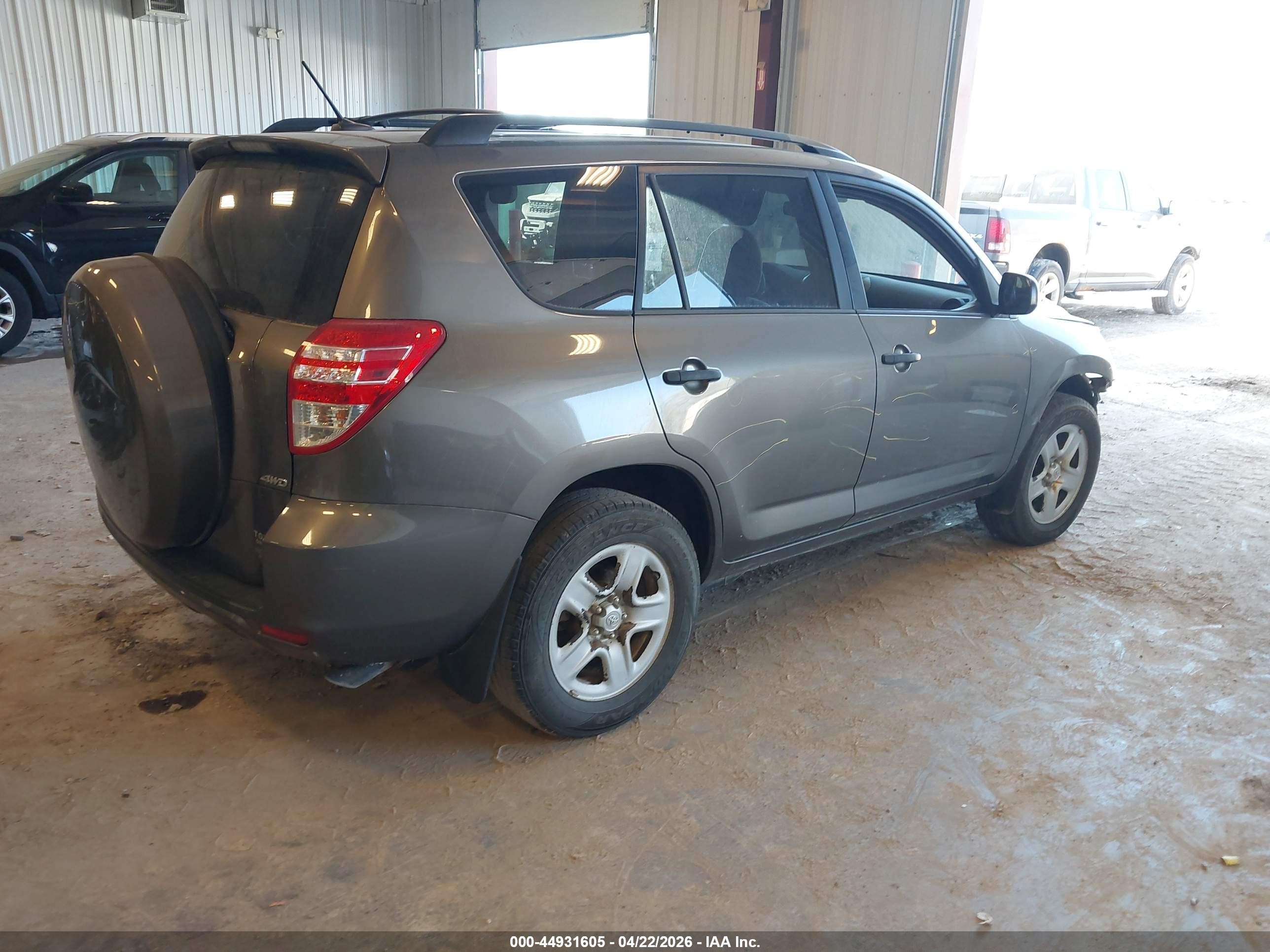 2012 Toyota Rav4   Gray vin: 2T3BF4DV4CW257733