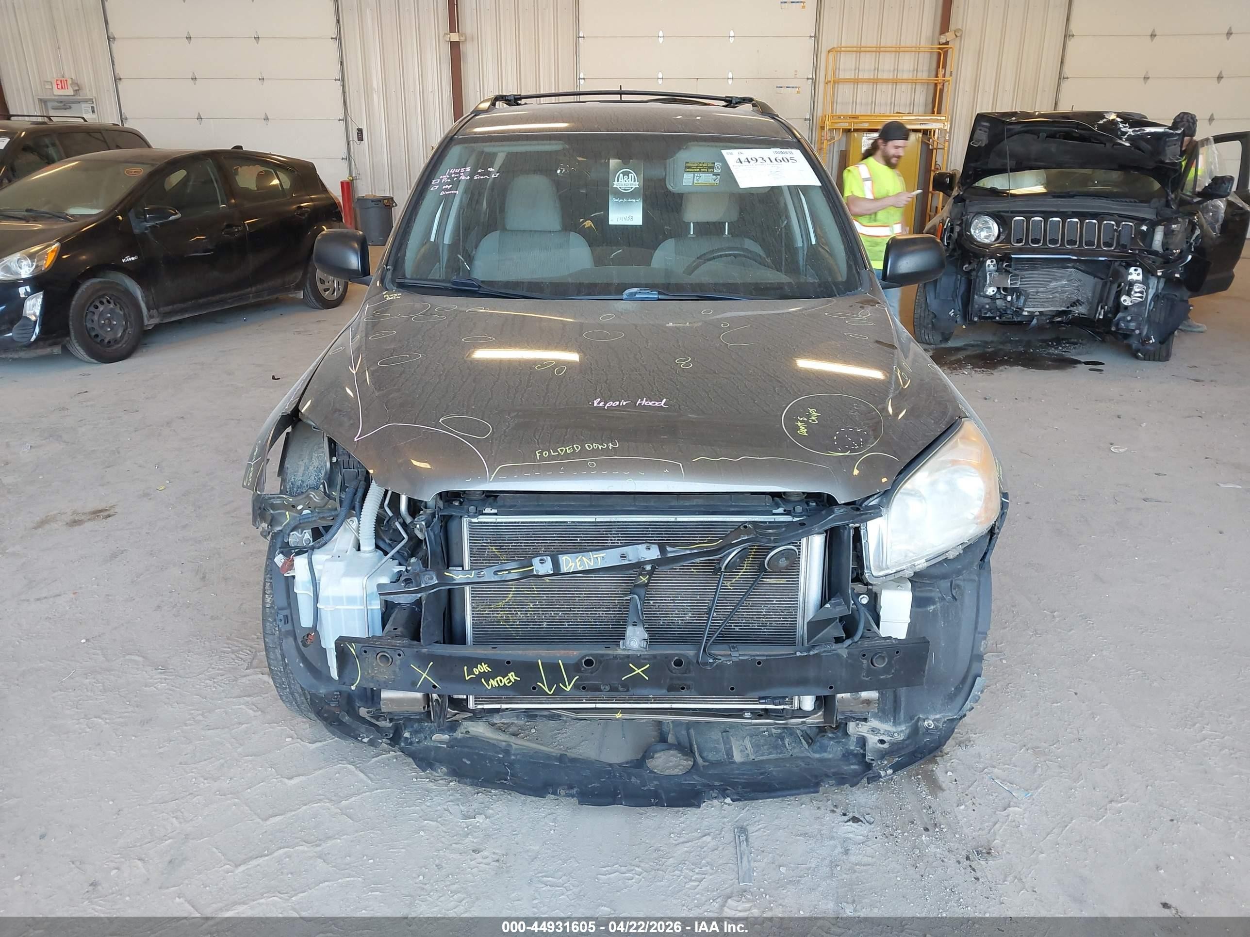 2012 Toyota Rav4   Gray vin: 2T3BF4DV4CW257733