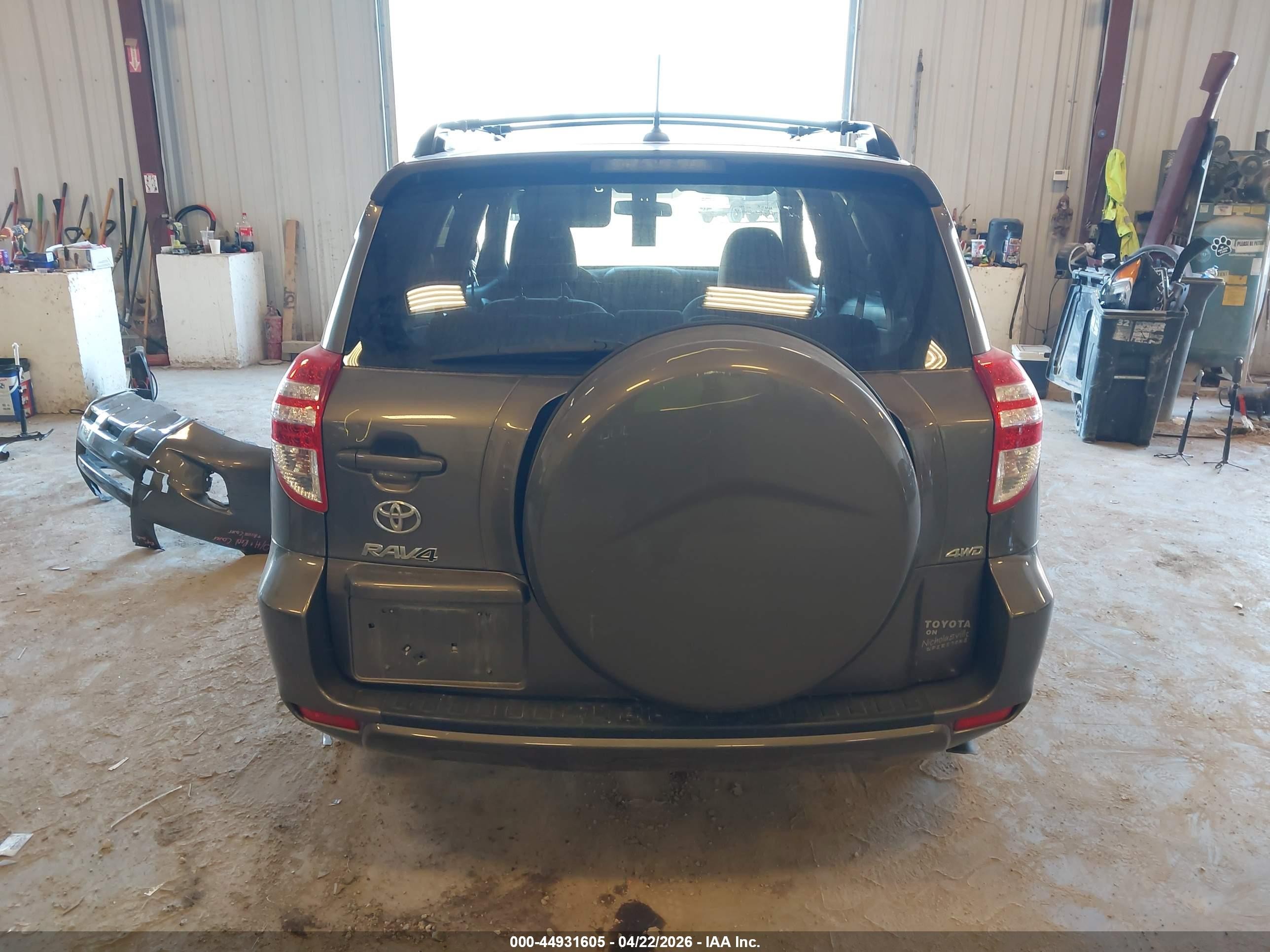 2012 Toyota Rav4   Gray vin: 2T3BF4DV4CW257733