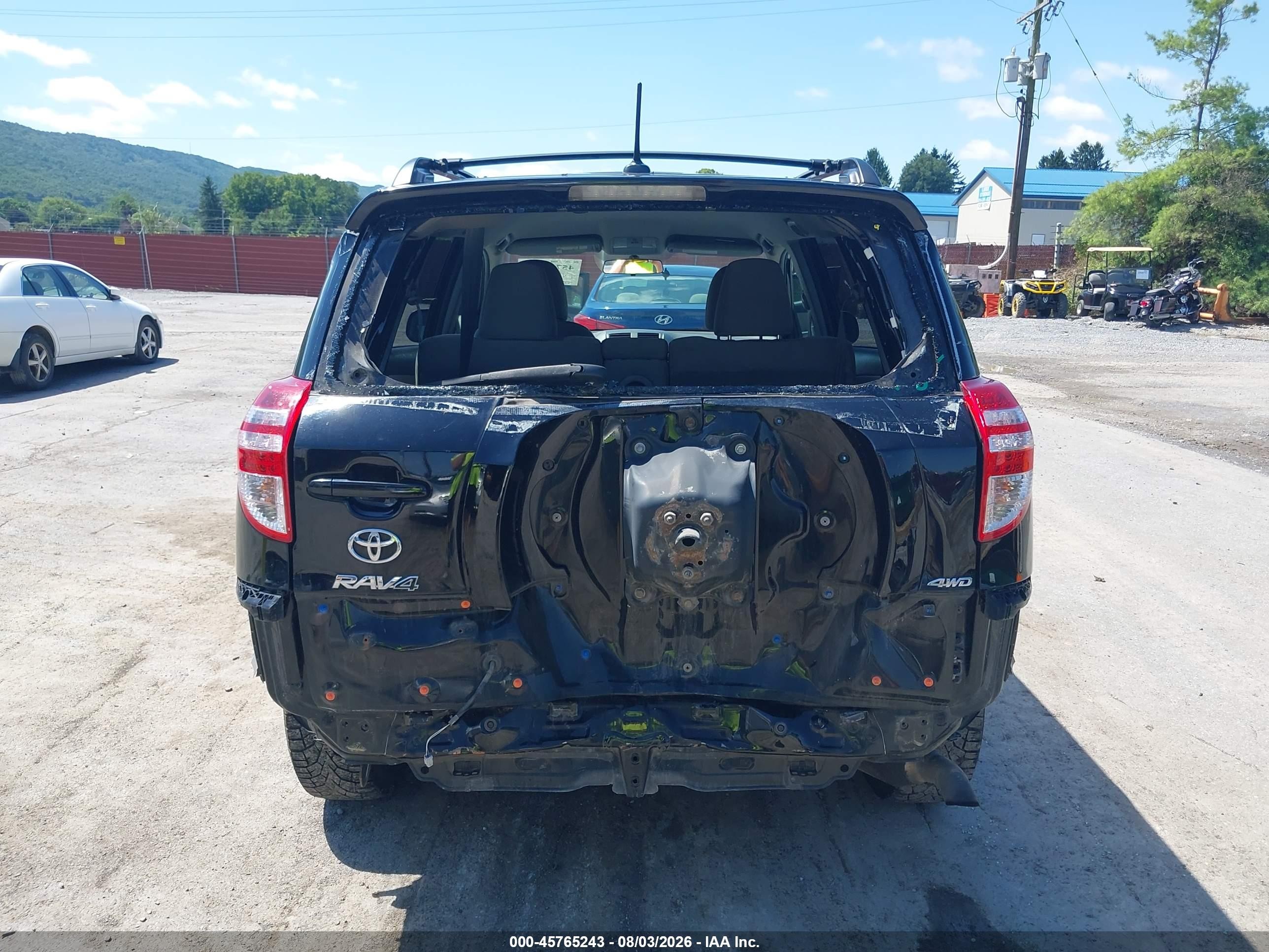 2012 Toyota Rav4   Black vin: 2T3BF4DV4CW267663