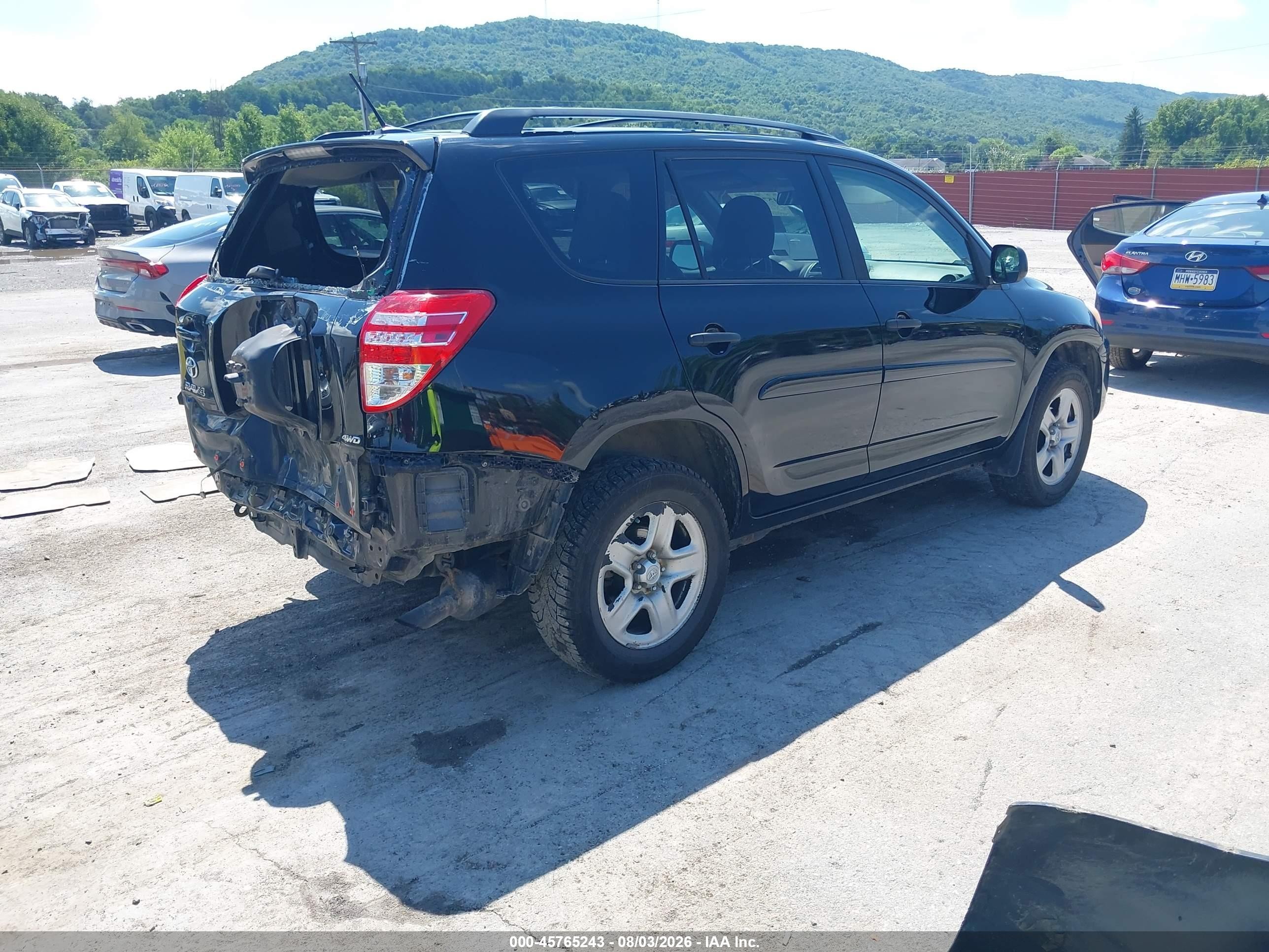 2012 Toyota Rav4   Black vin: 2T3BF4DV4CW267663