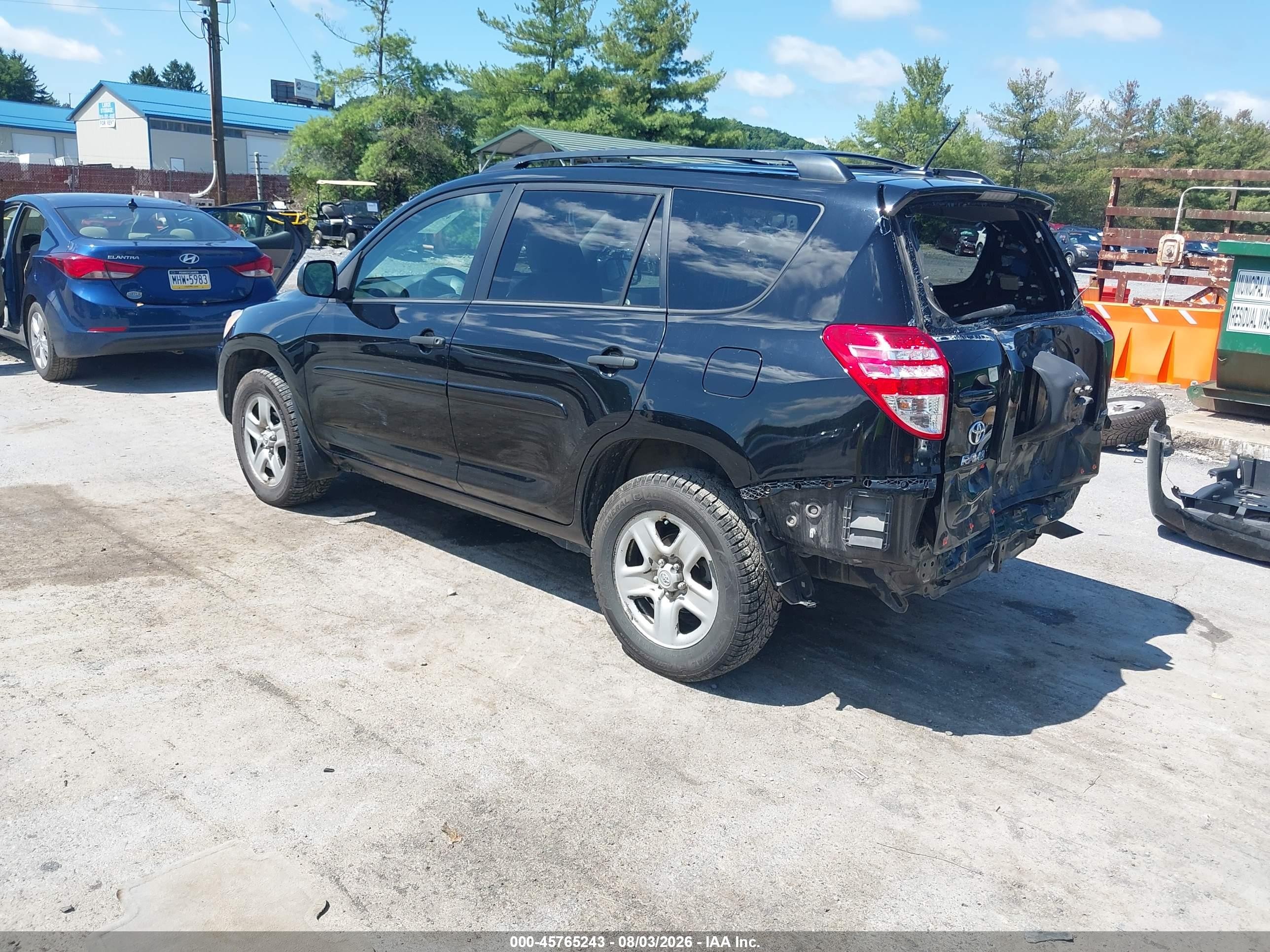 2012 Toyota Rav4   Black vin: 2T3BF4DV4CW267663