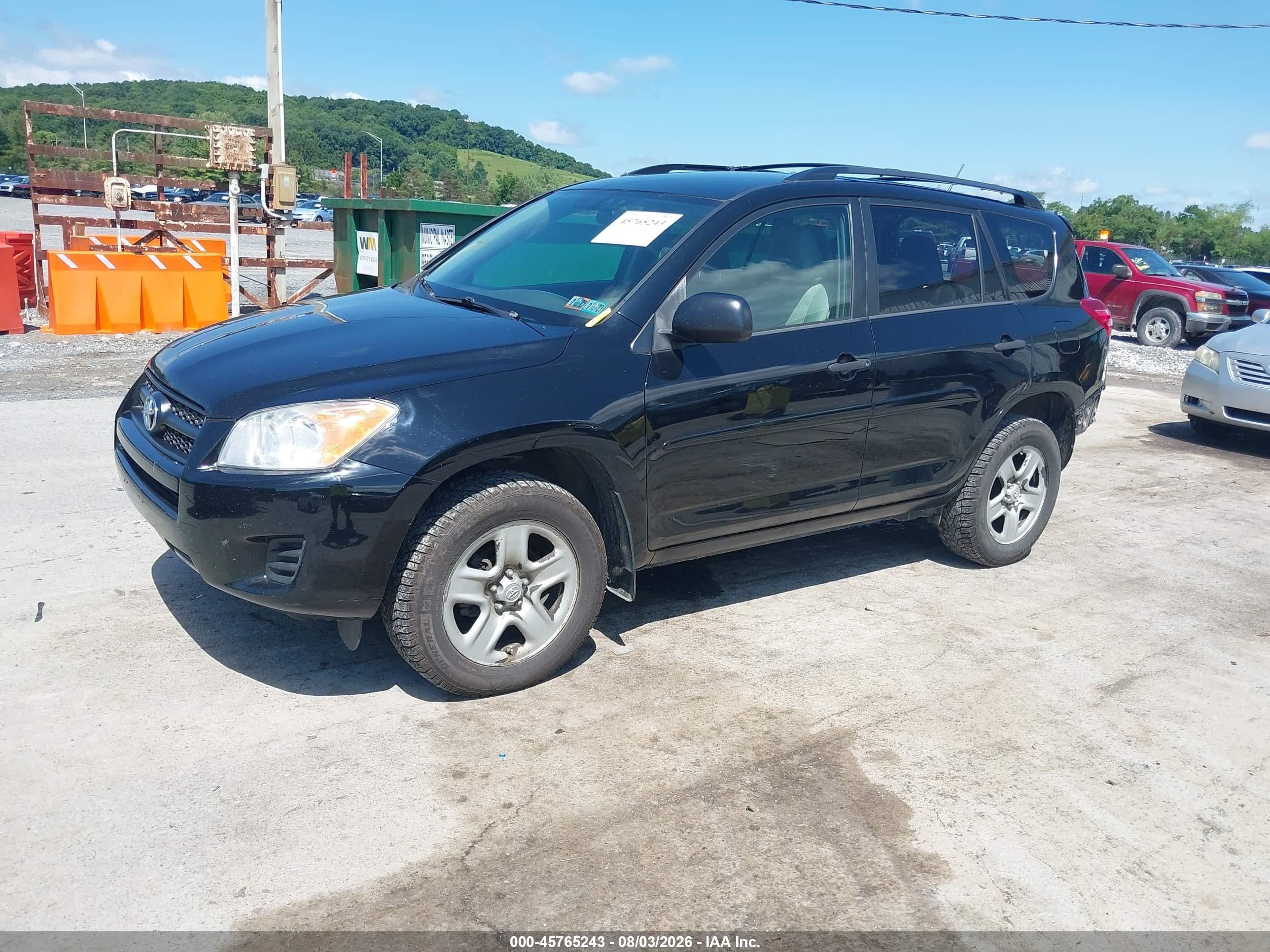 2012 Toyota Rav4   Black vin: 2T3BF4DV4CW267663