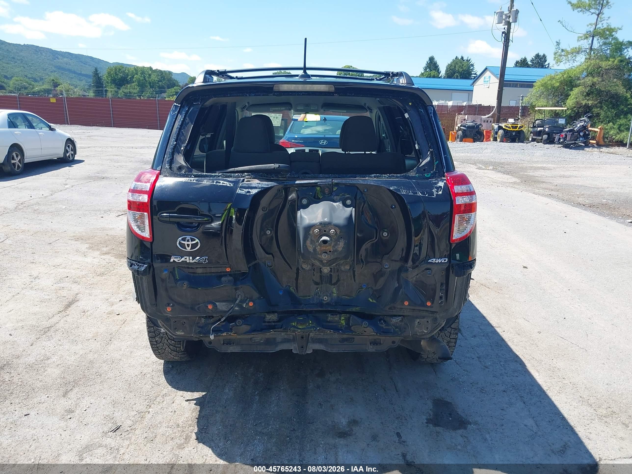 2012 Toyota Rav4   Black vin: 2T3BF4DV4CW267663
