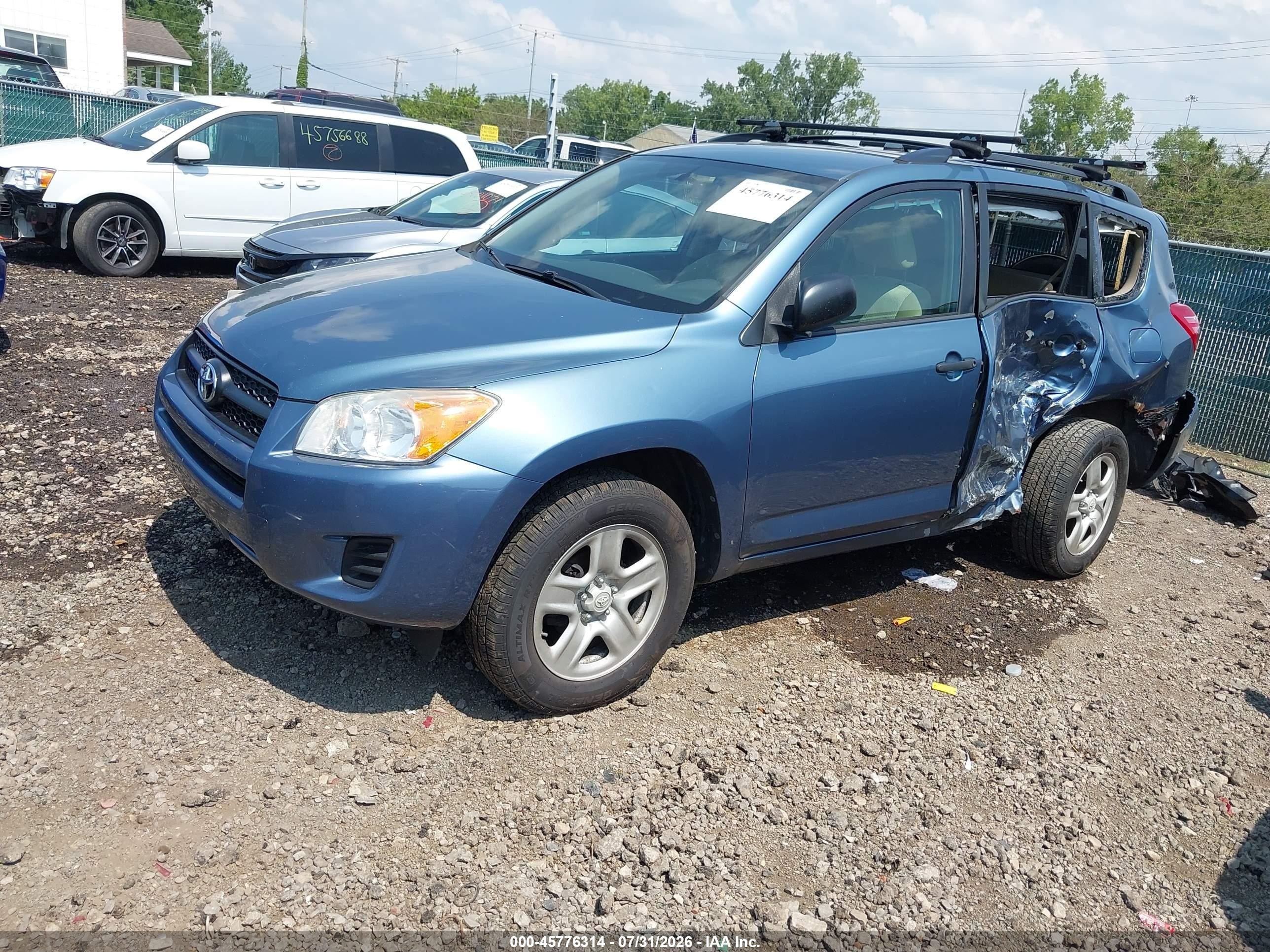 2010 Toyota Rav4 Blue vin: 2T3BF4DV5AW052628