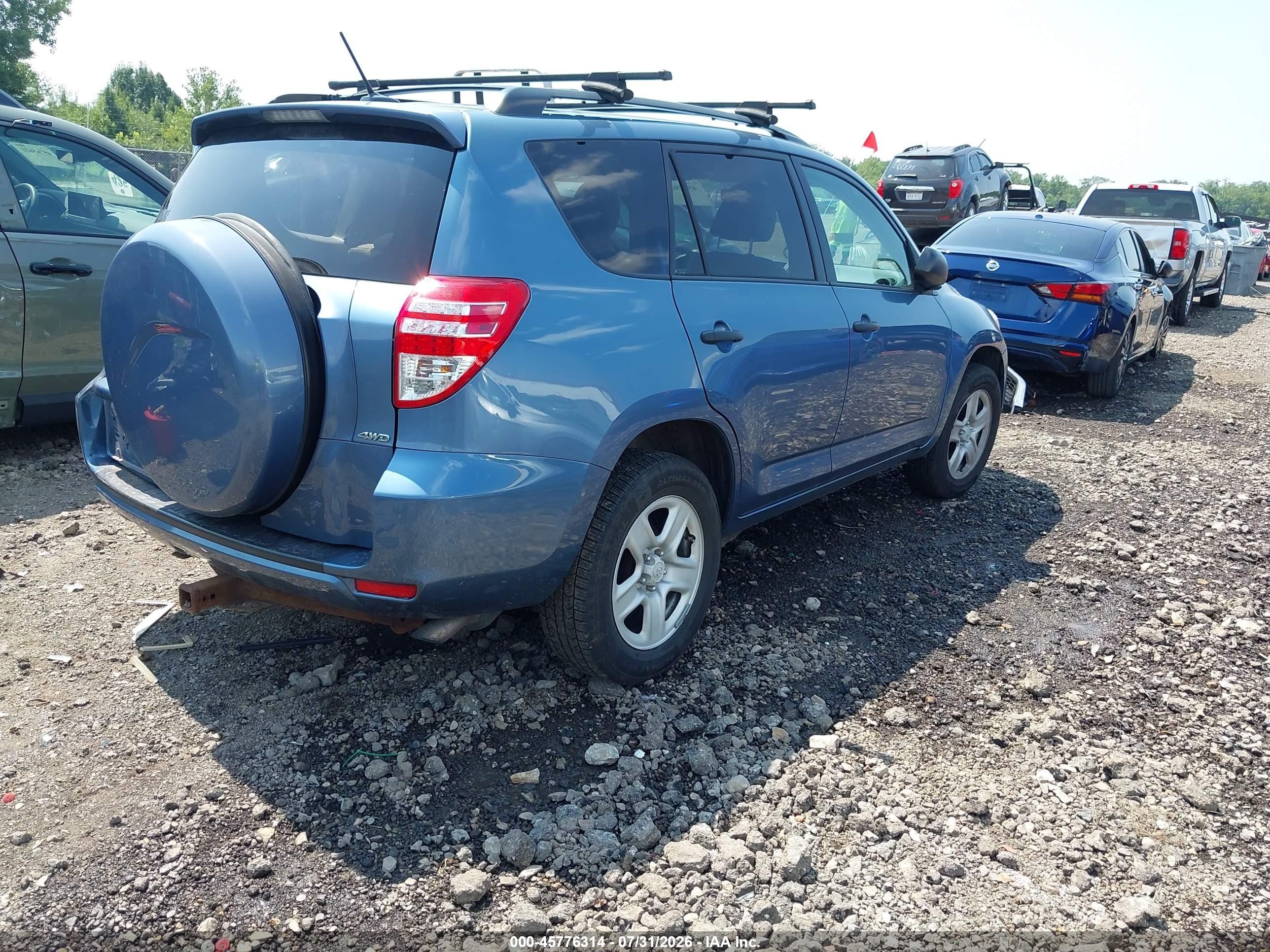 2010 Toyota Rav4 Blue vin: 2T3BF4DV5AW052628