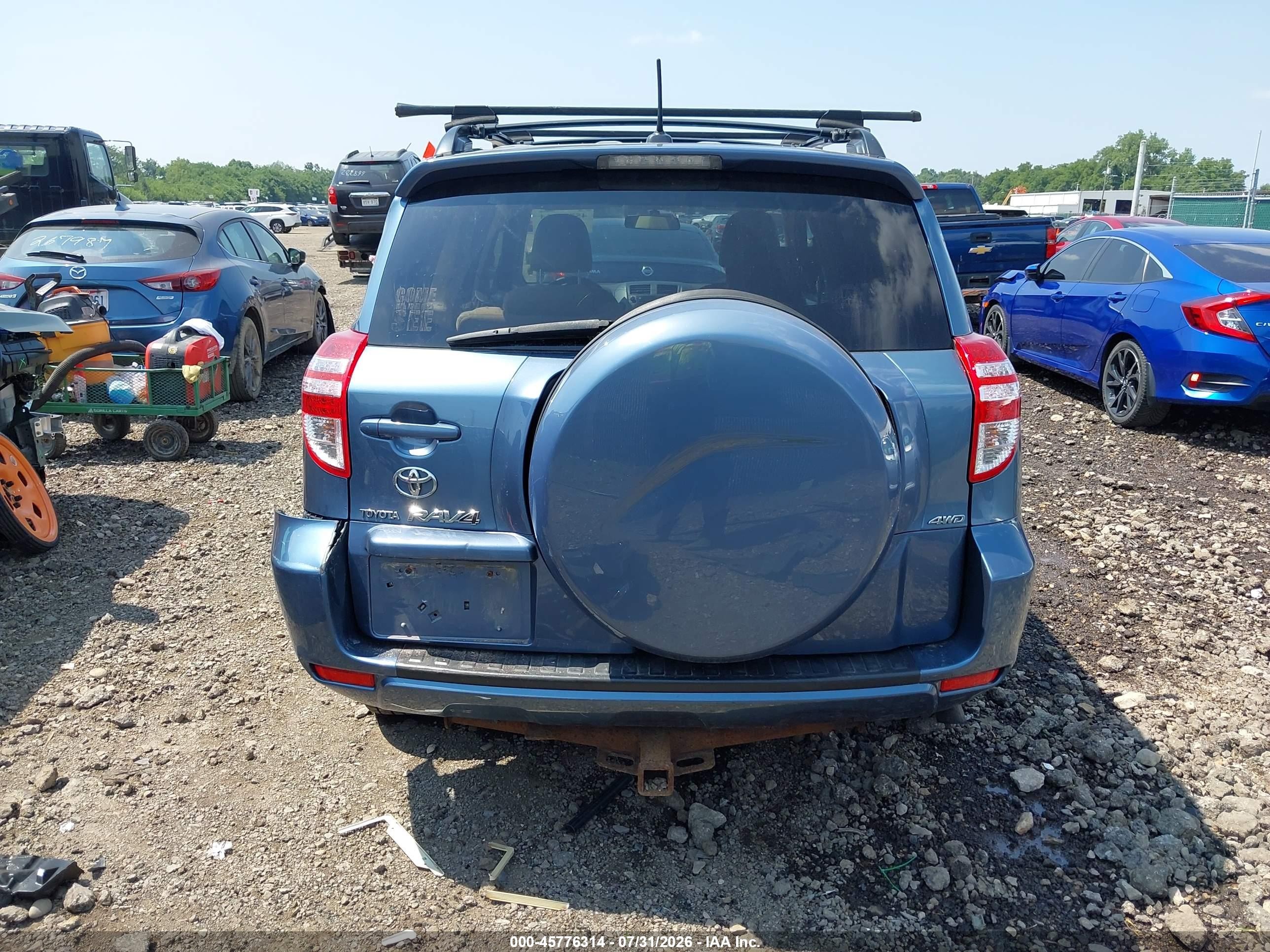 2010 Toyota Rav4 Blue vin: 2T3BF4DV5AW052628