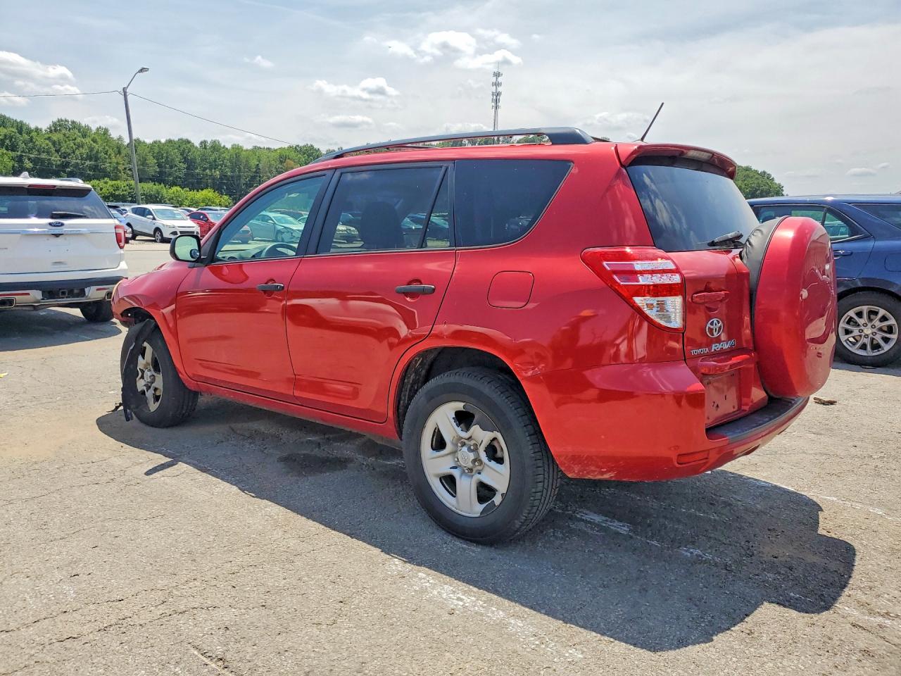 2010 Toyota Rav4 Base Red vin: 2T3BF4DV5AW054458