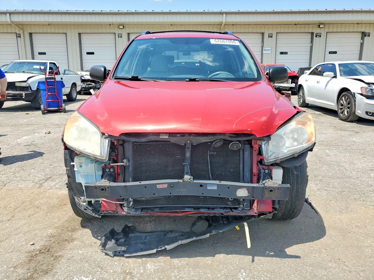 2010 Toyota Rav4 Base Red vin: 2T3BF4DV5AW054458