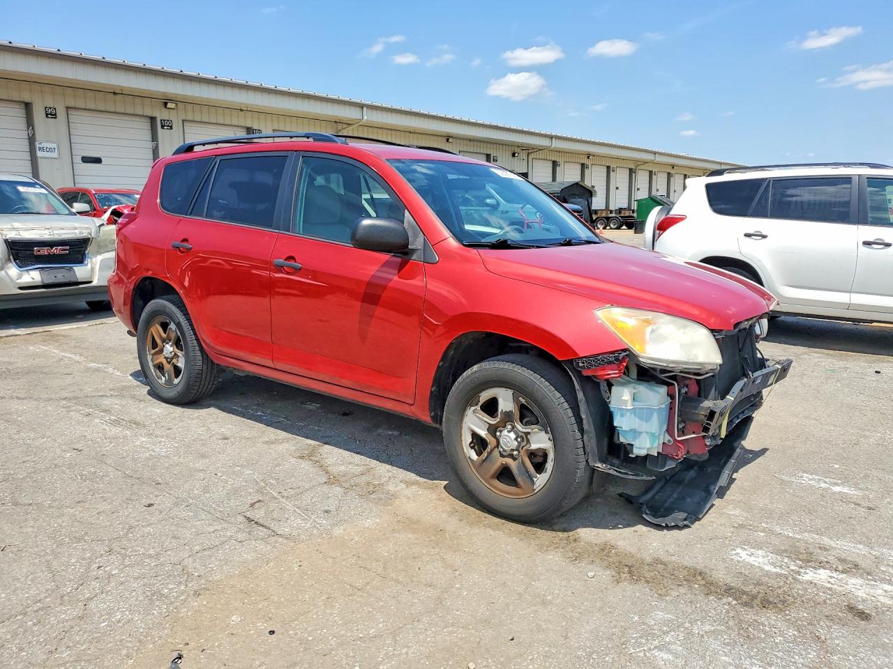 2010 Toyota Rav4 Base Red vin: 2T3BF4DV5AW054458
