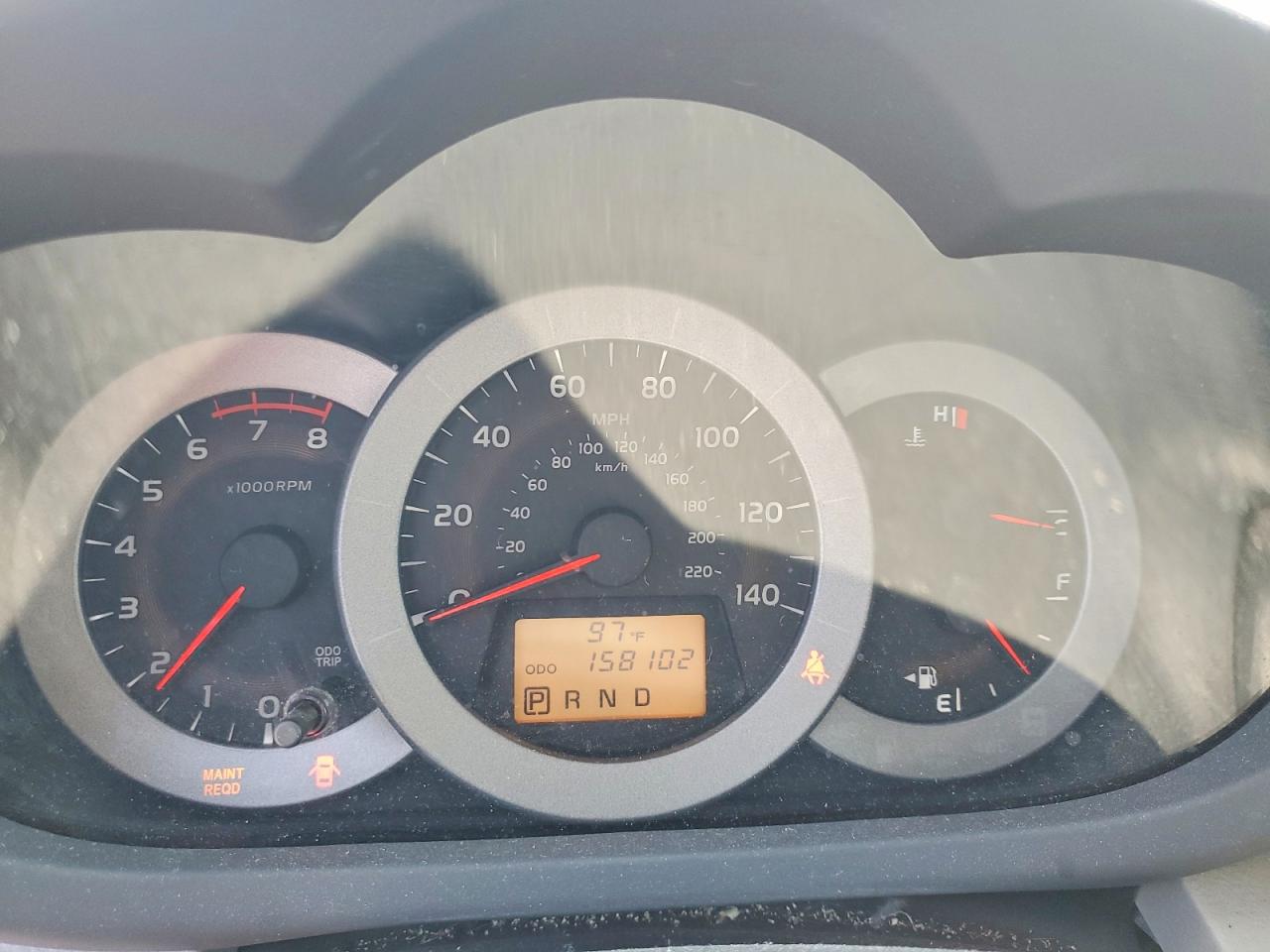 2010 Toyota Rav4 Base Red vin: 2T3BF4DV5AW054458