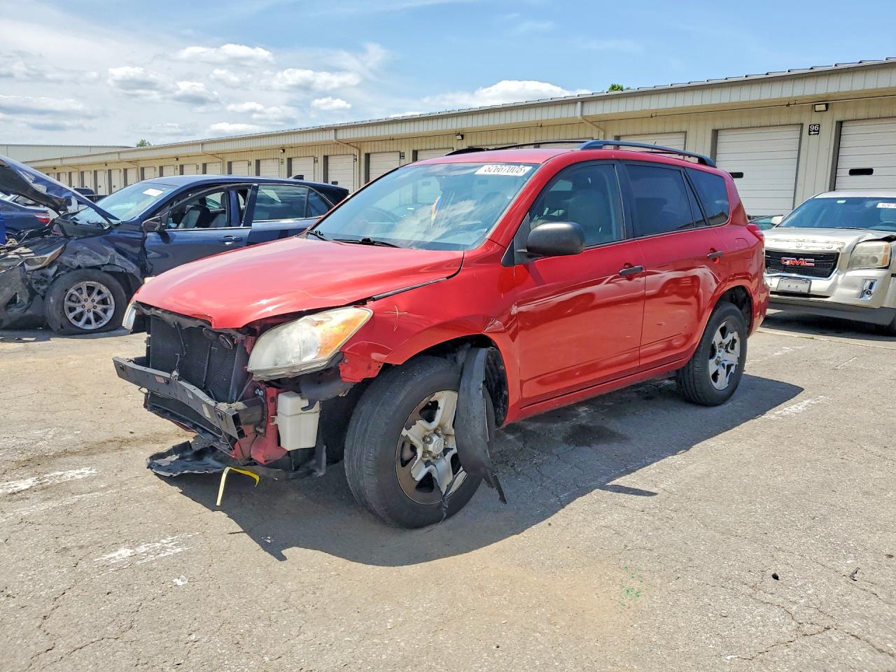 2010 Toyota Rav4 Base Red vin: 2T3BF4DV5AW054458