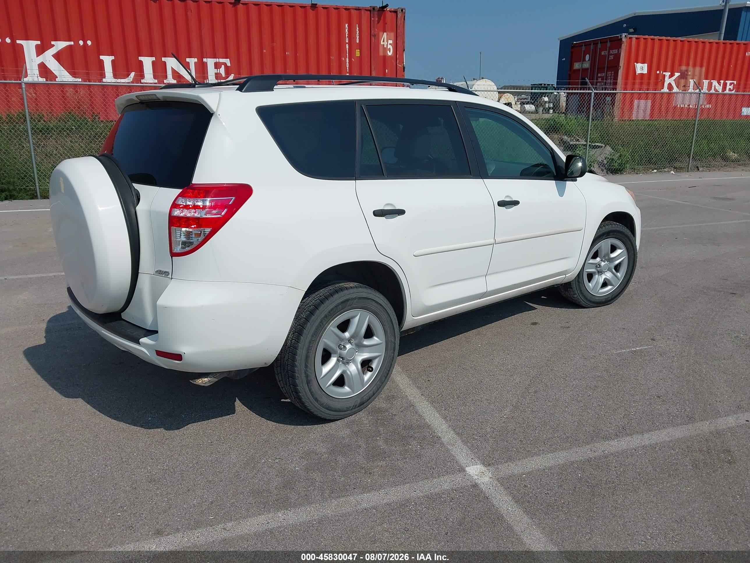 2011 Toyota Rav4   Белый vin: 2T3BF4DV5BW119164