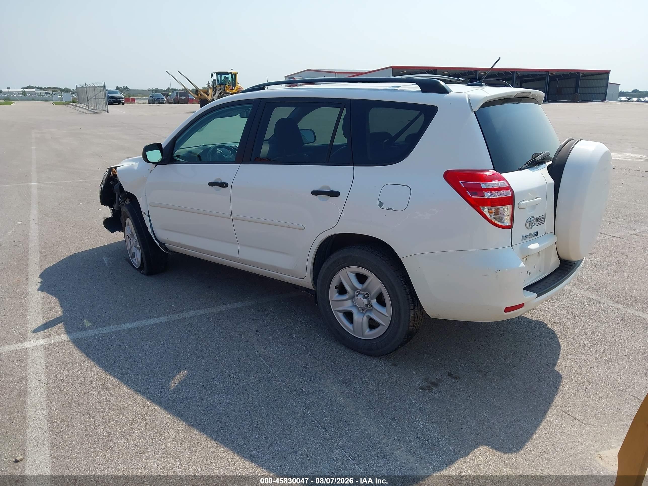2011 Toyota Rav4   Белый vin: 2T3BF4DV5BW119164