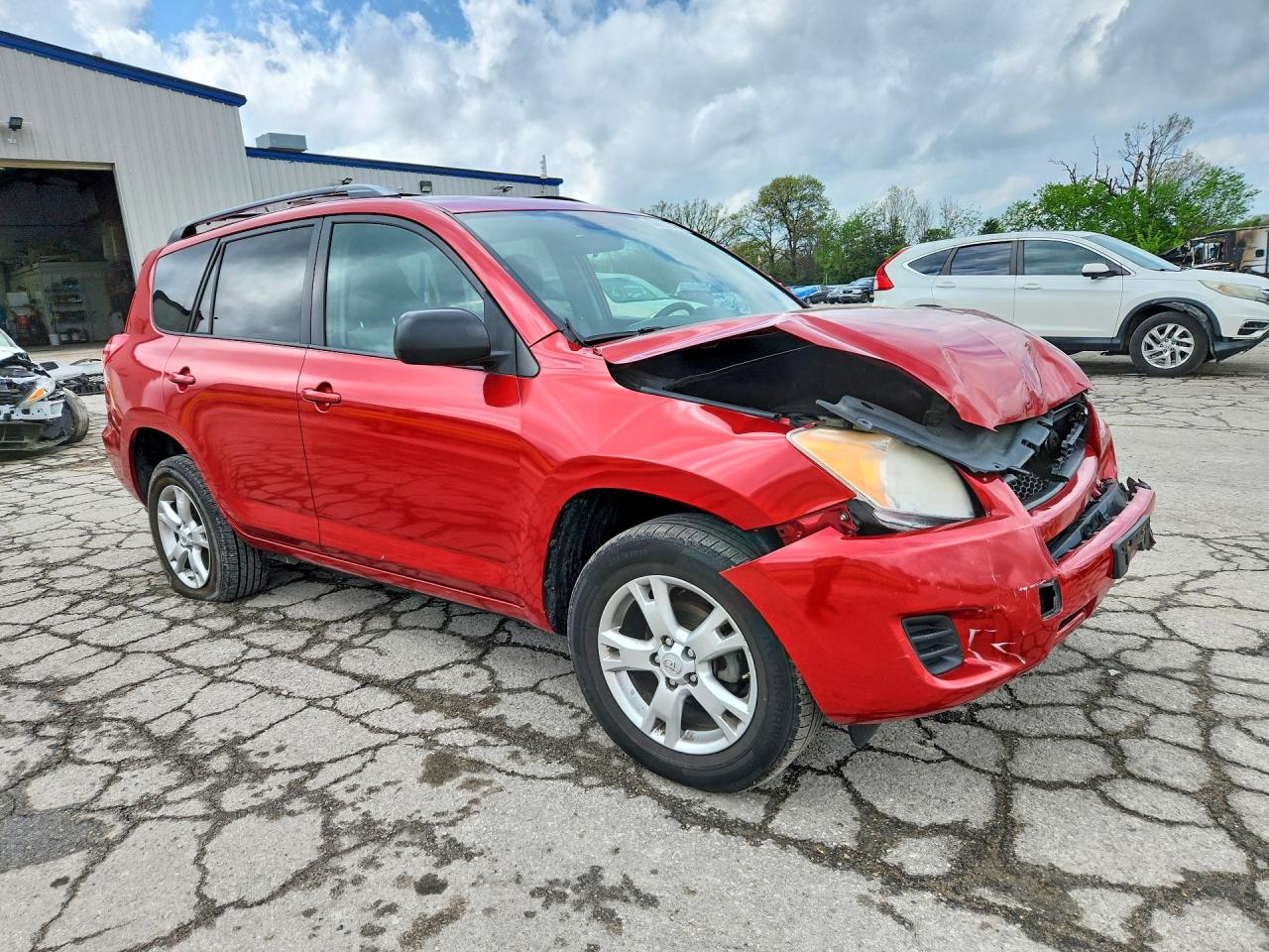 2011 Toyota Rav4 Base Red vin: 2T3BF4DV5BW145182