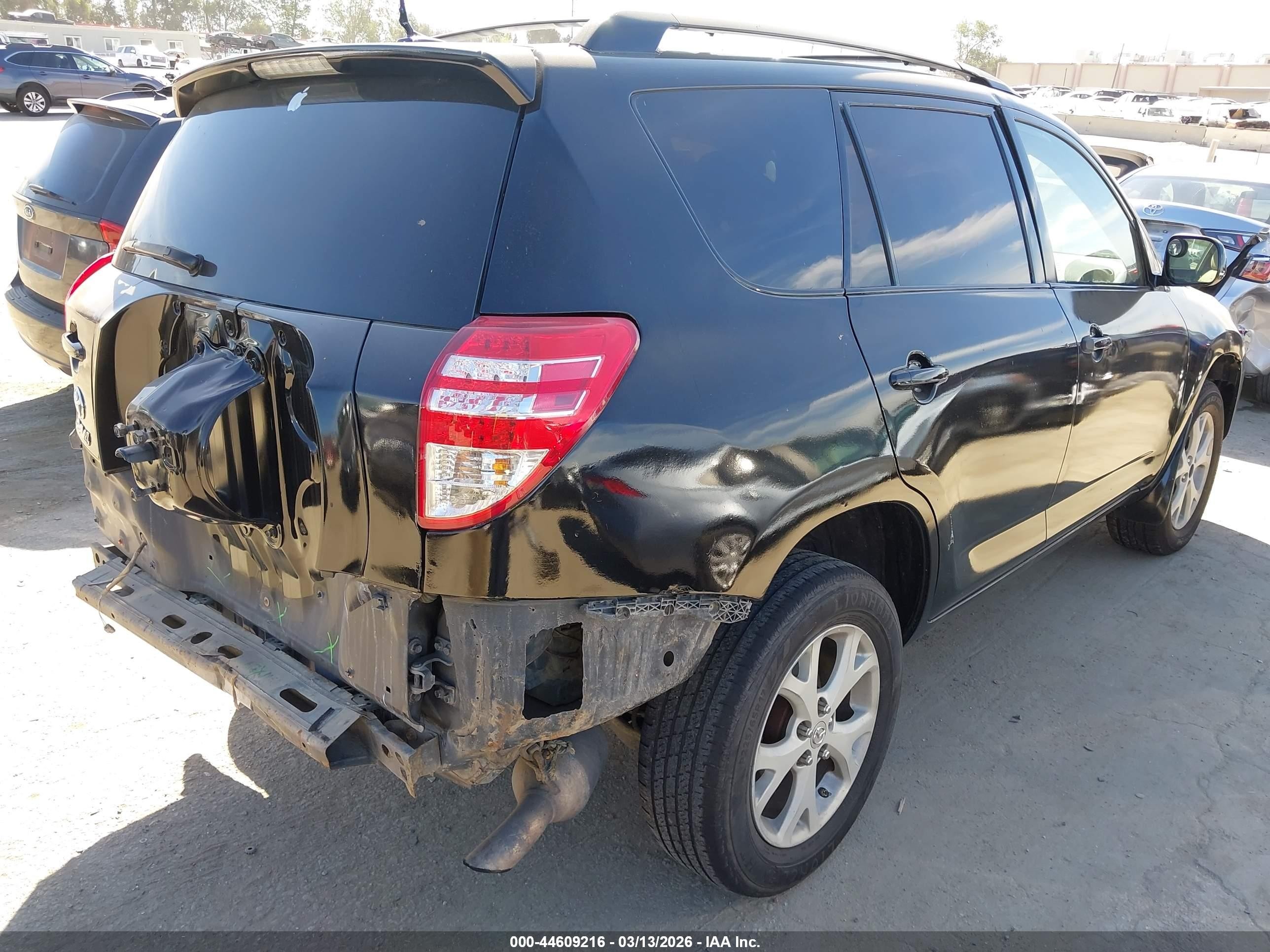 2011 Toyota Rav4 Black vin: 2T3BF4DV5BW149197