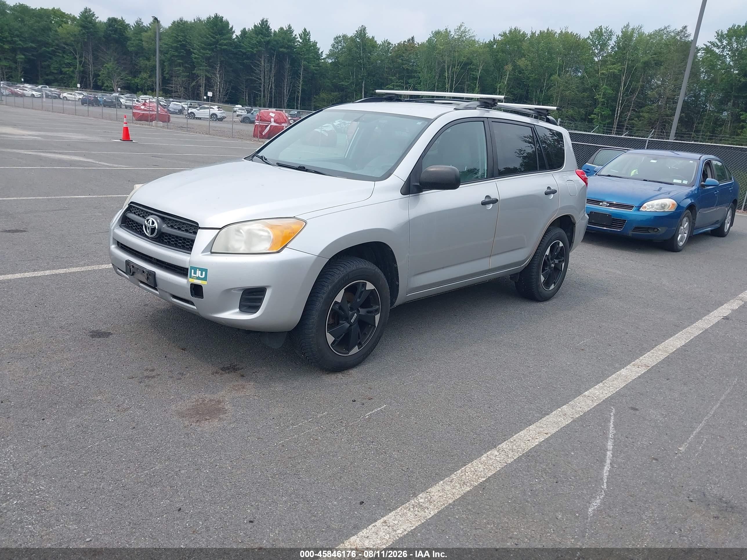 2011 Toyota Rav4   Silver vin: 2T3BF4DV5BW175315