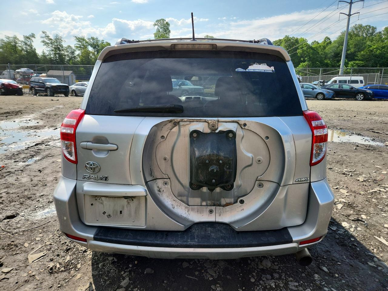 2012 Toyota Rav4 Base Silver vin: 2T3BF4DV5CW179334