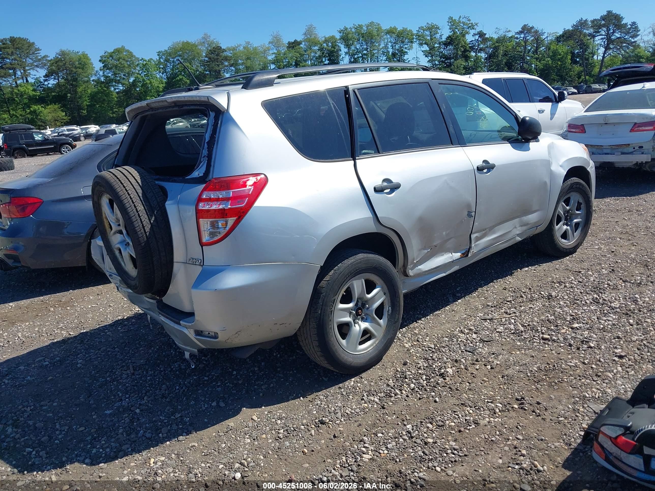 2012 Toyota Rav4   Серый vin: 2T3BF4DV5CW184890