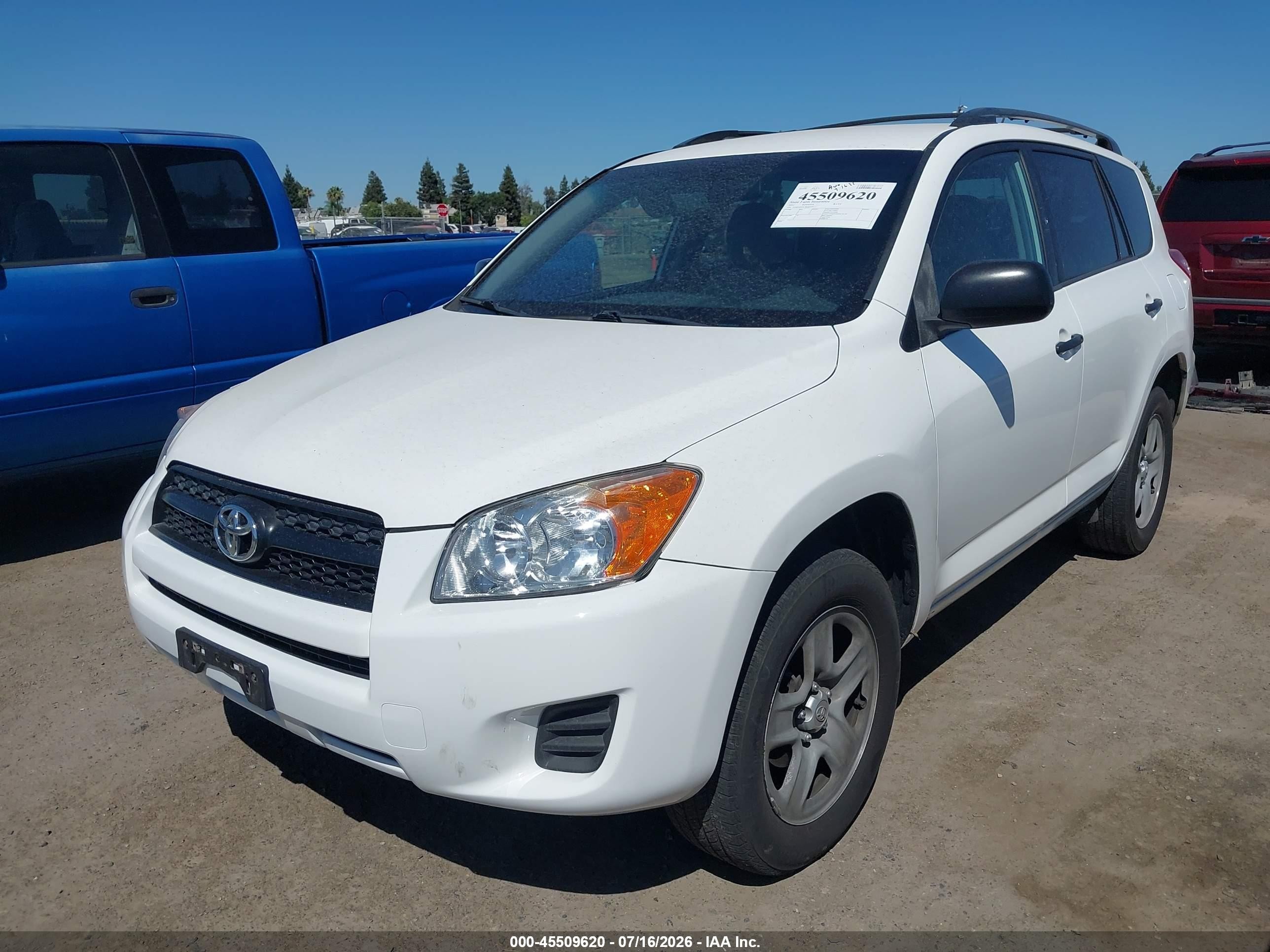 2012 Toyota Rav4 White vin: 2T3BF4DV5CW187109