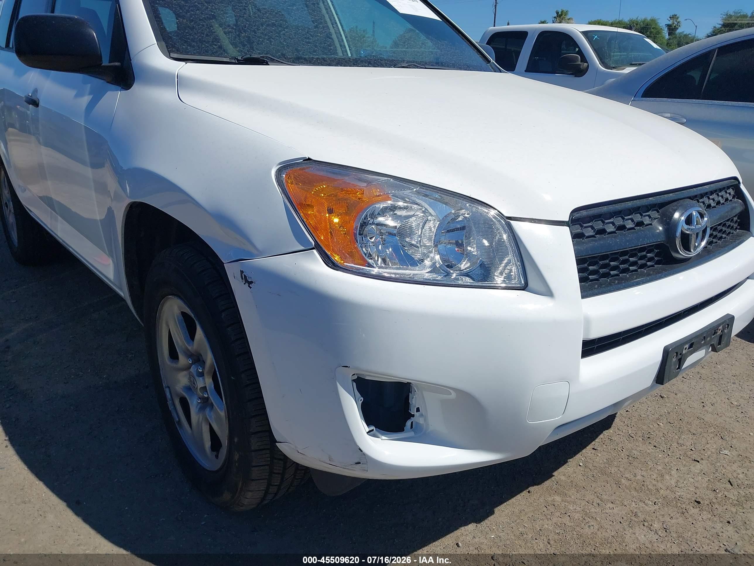 2012 Toyota Rav4 White vin: 2T3BF4DV5CW187109