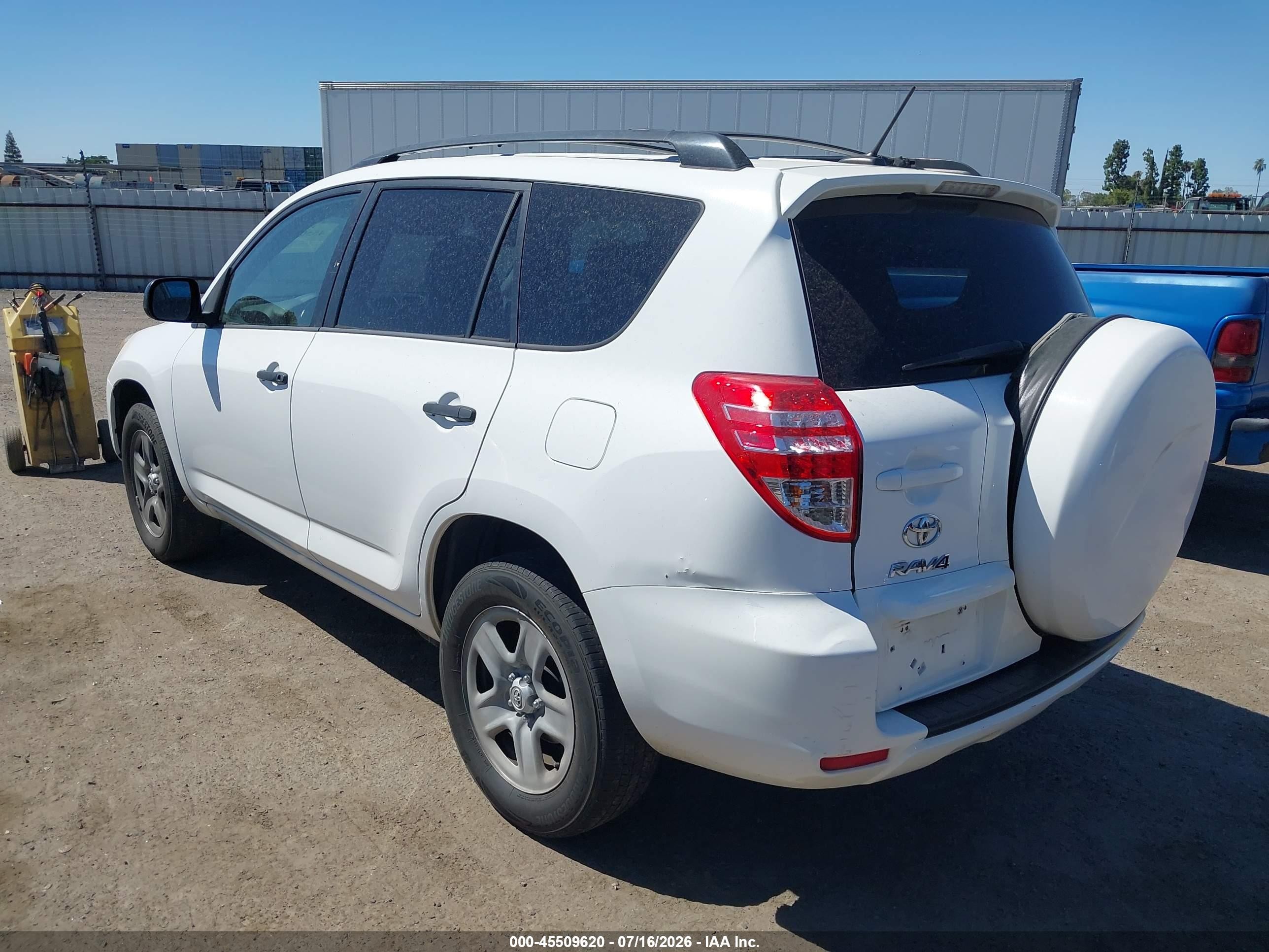 2012 Toyota Rav4 White vin: 2T3BF4DV5CW187109
