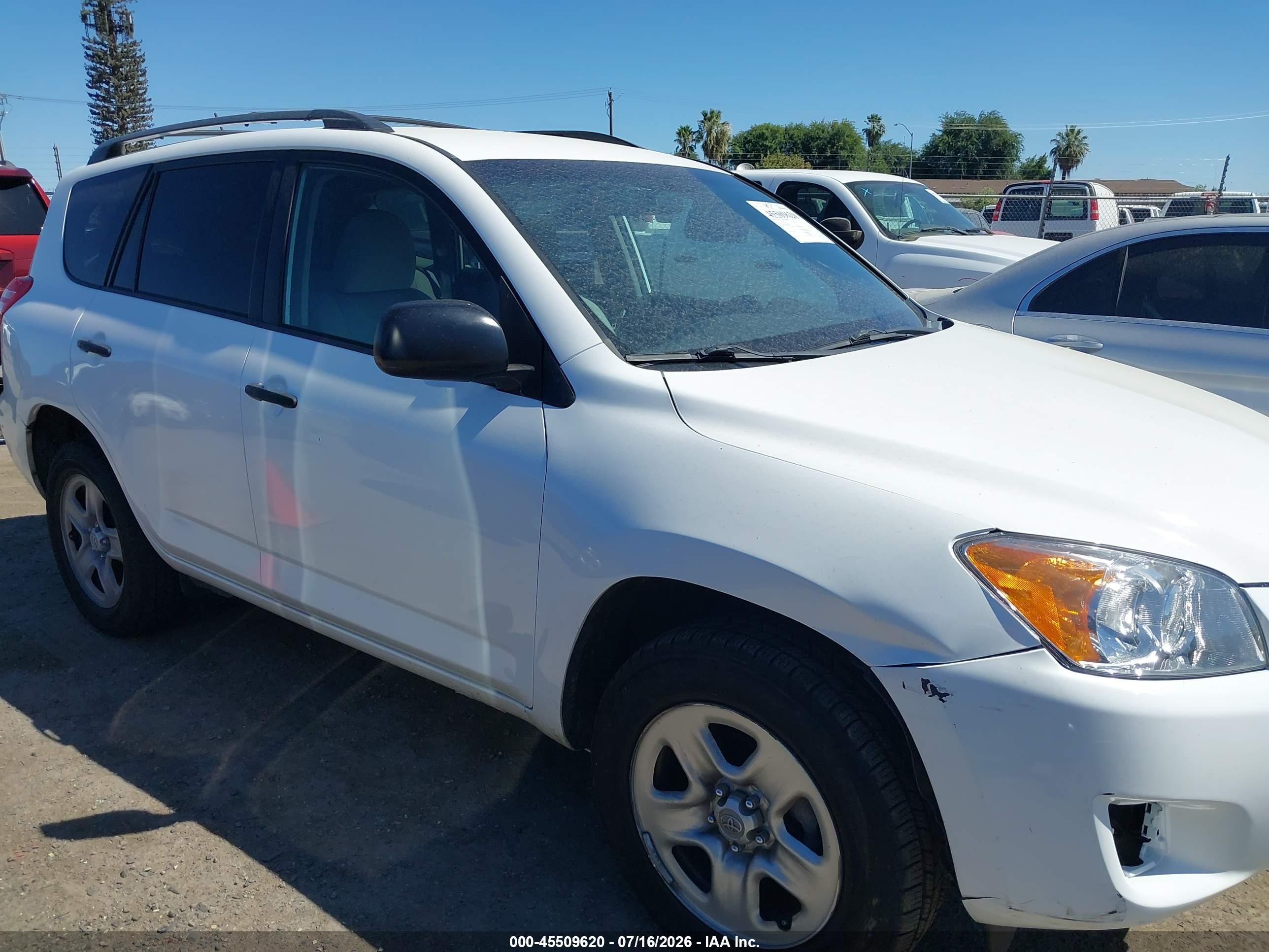 2012 Toyota Rav4 White vin: 2T3BF4DV5CW187109