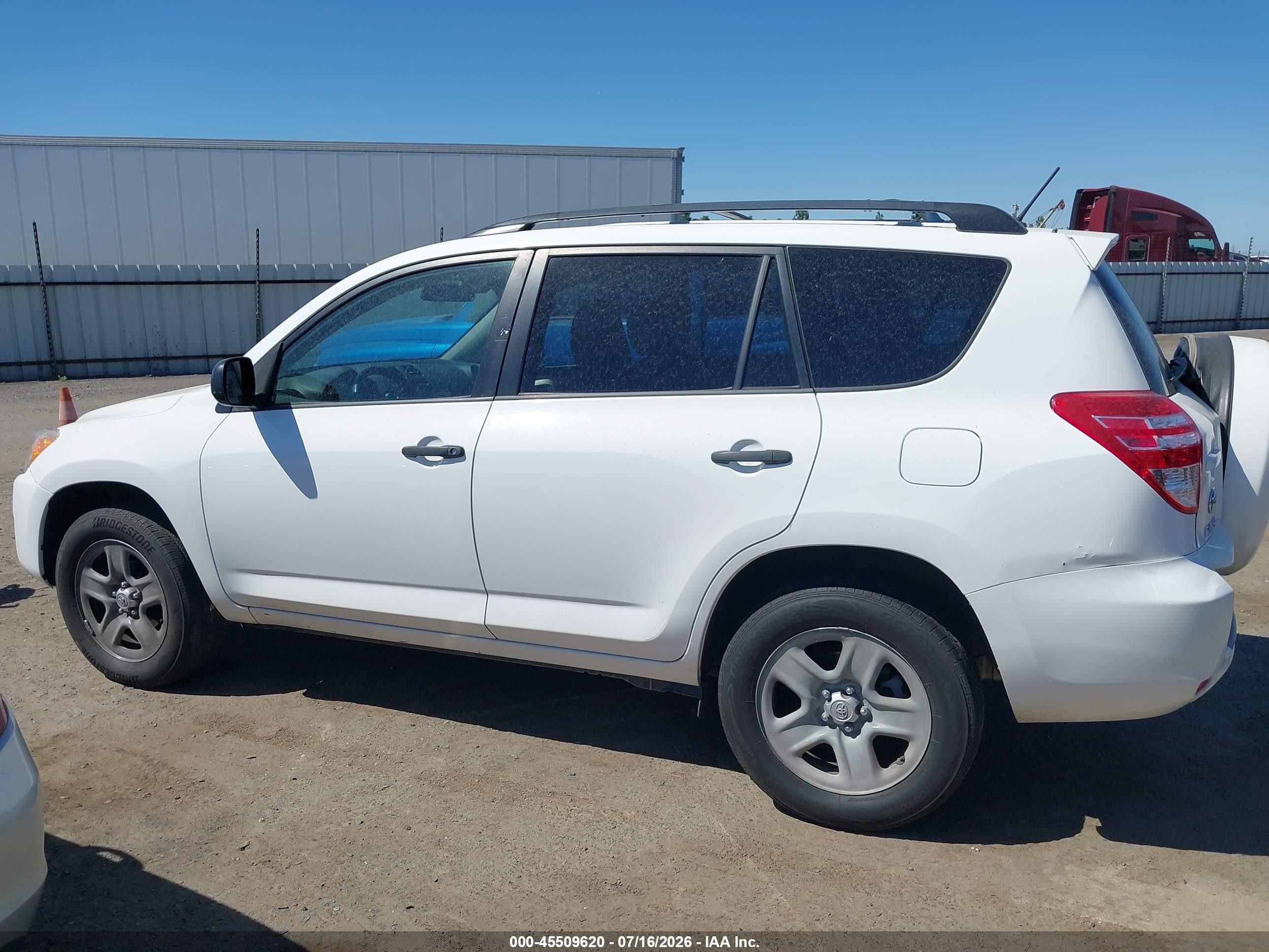 2012 Toyota Rav4 White vin: 2T3BF4DV5CW187109