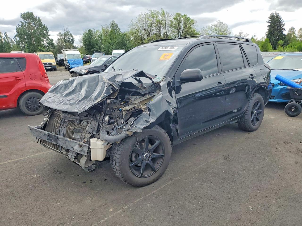 2012 Toyota Rav4 Base Black vin: 2T3BF4DV5CW192925