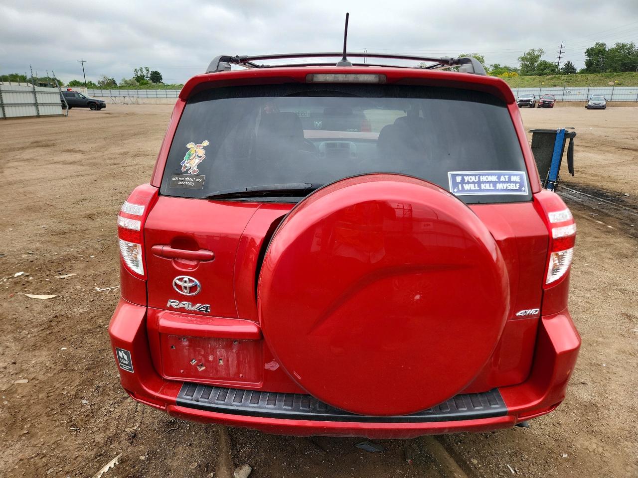 2012 Toyota Rav4 Base Red vin: 2T3BF4DV5CW194769