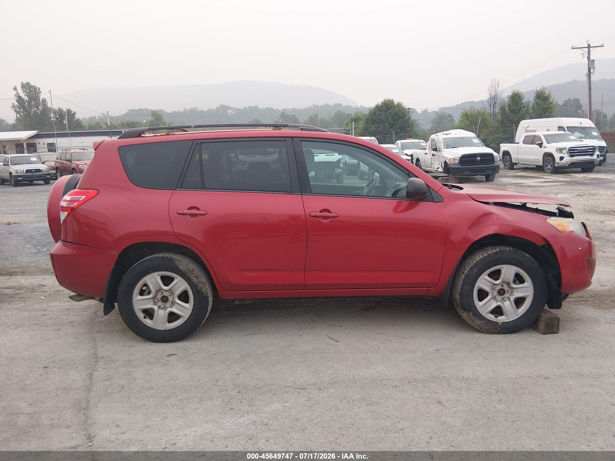 2012 Toyota Rav4   Red vin: 2T3BF4DV5CW220769