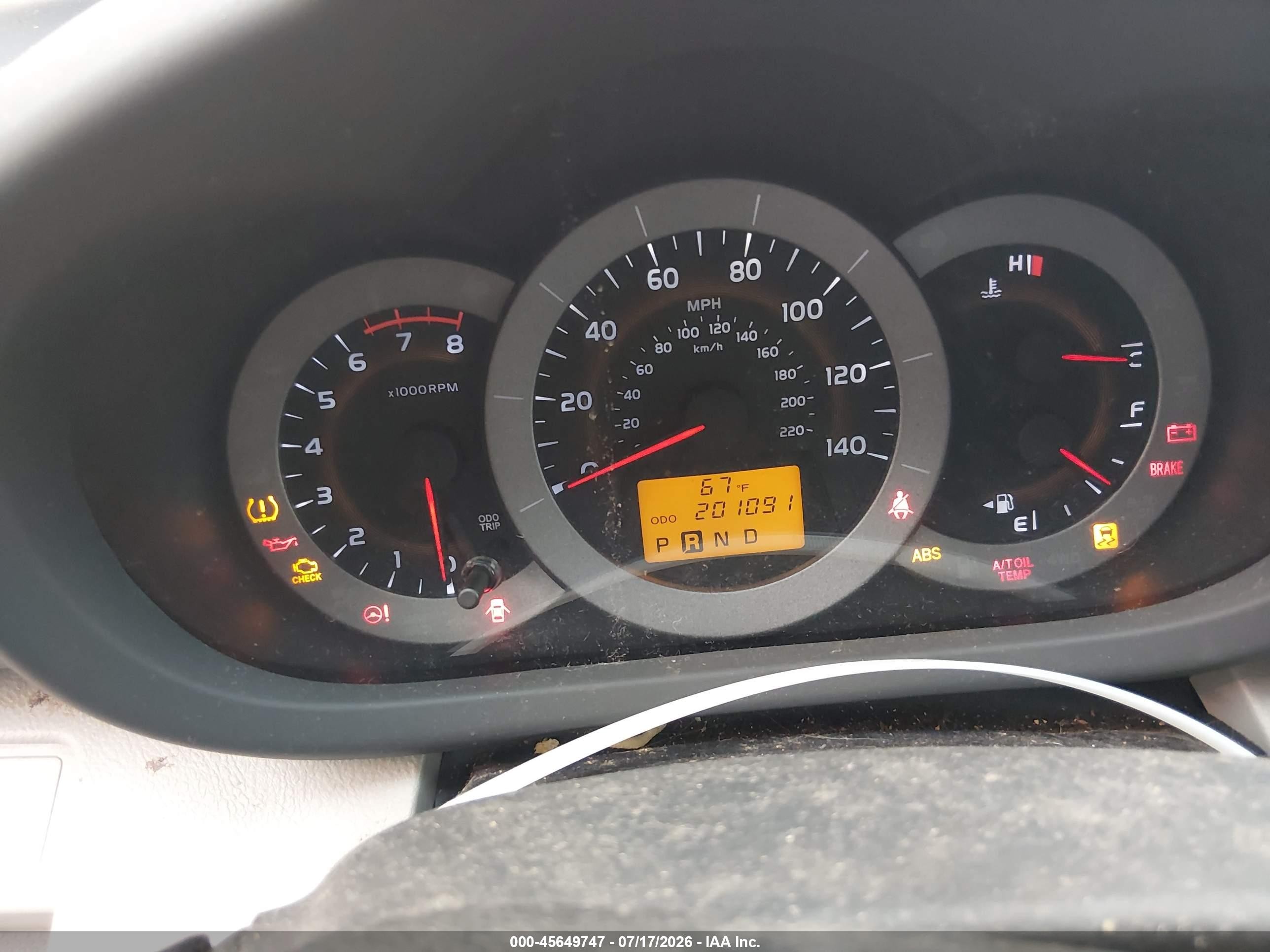 2012 Toyota Rav4   Red vin: 2T3BF4DV5CW220769