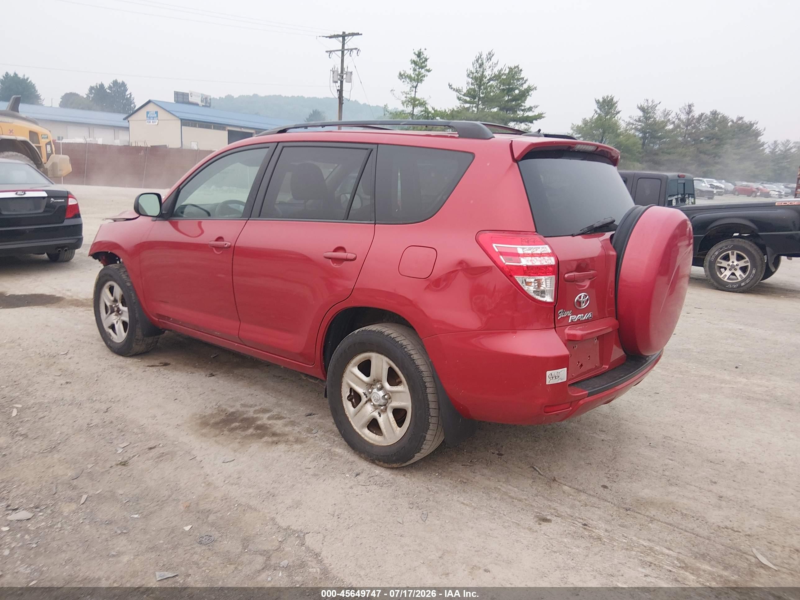 2012 Toyota Rav4   Red vin: 2T3BF4DV5CW220769