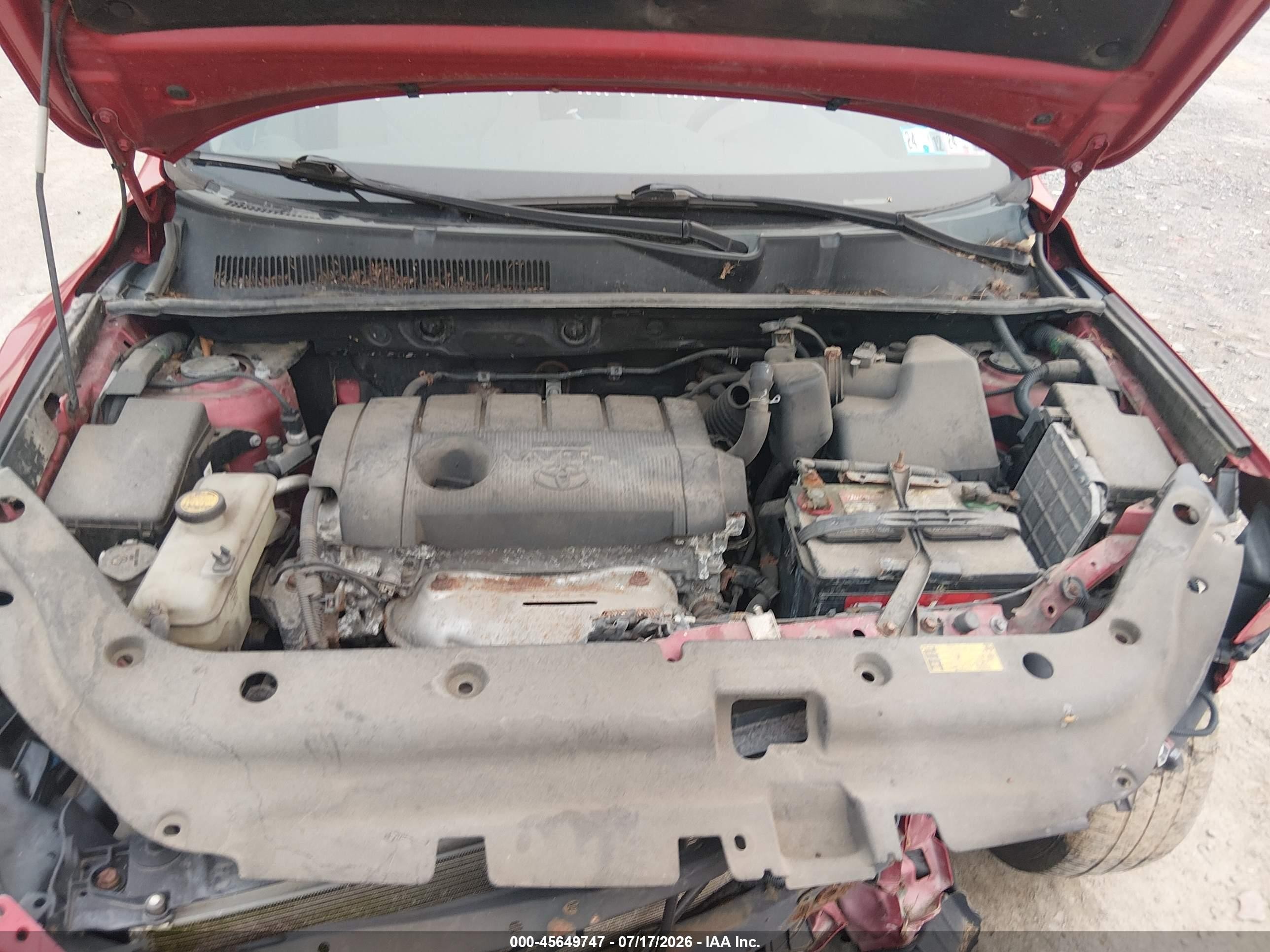 2012 Toyota Rav4   Red vin: 2T3BF4DV5CW220769