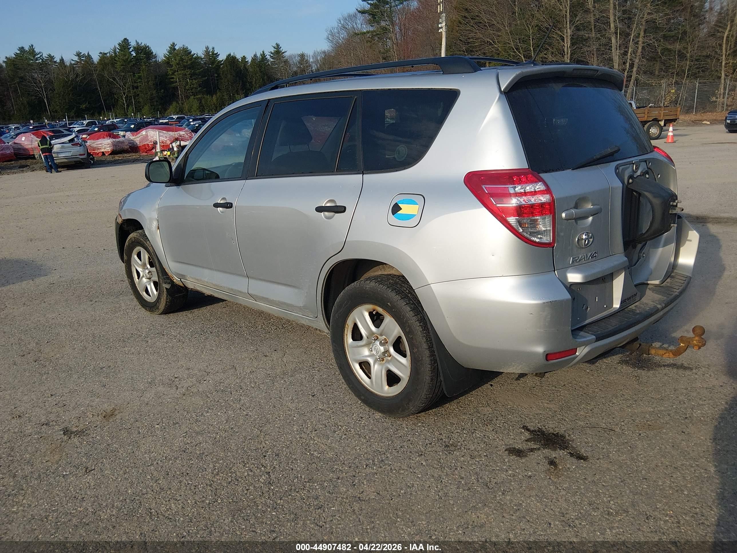 2012 Toyota Rav4   Silver vin: 2T3BF4DV5CW225261